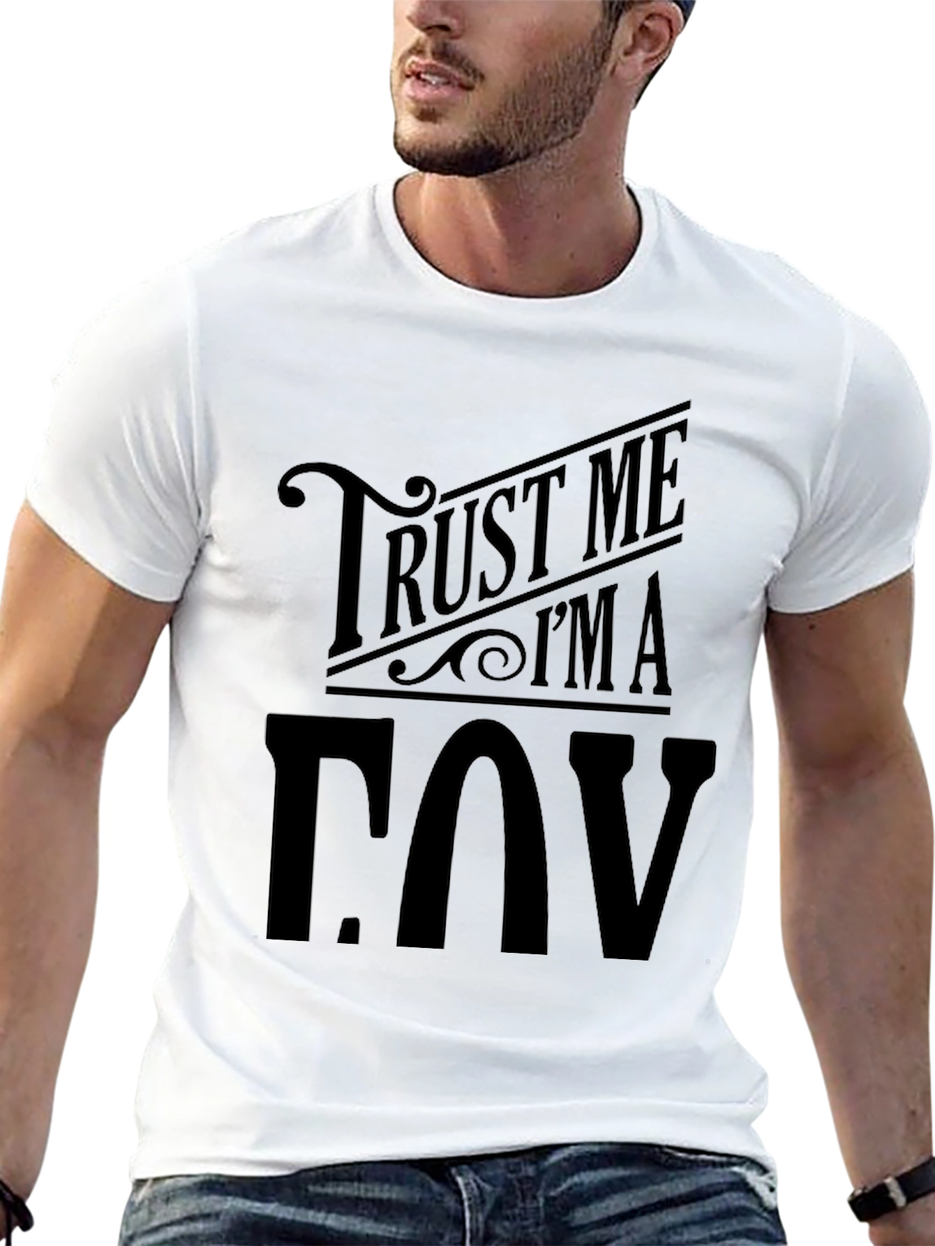 Trust Me Im A COV Black Graphic T-Shirt
