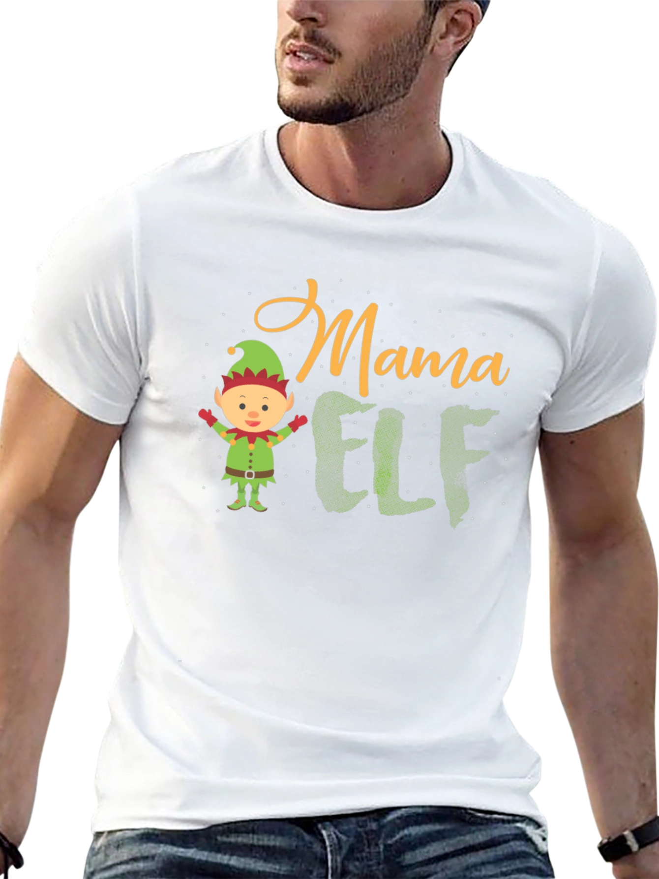 Mama Elf Christmas T-Shirt