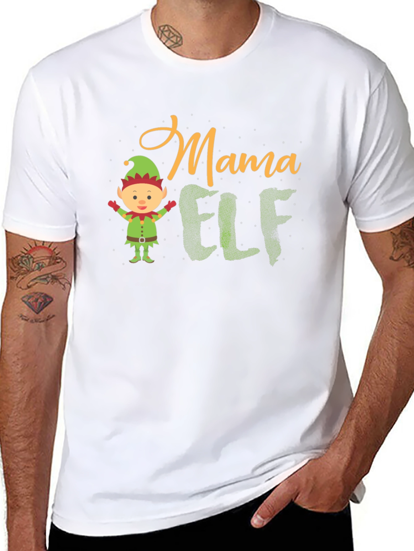 Mama Elf Christmas T-Shirt