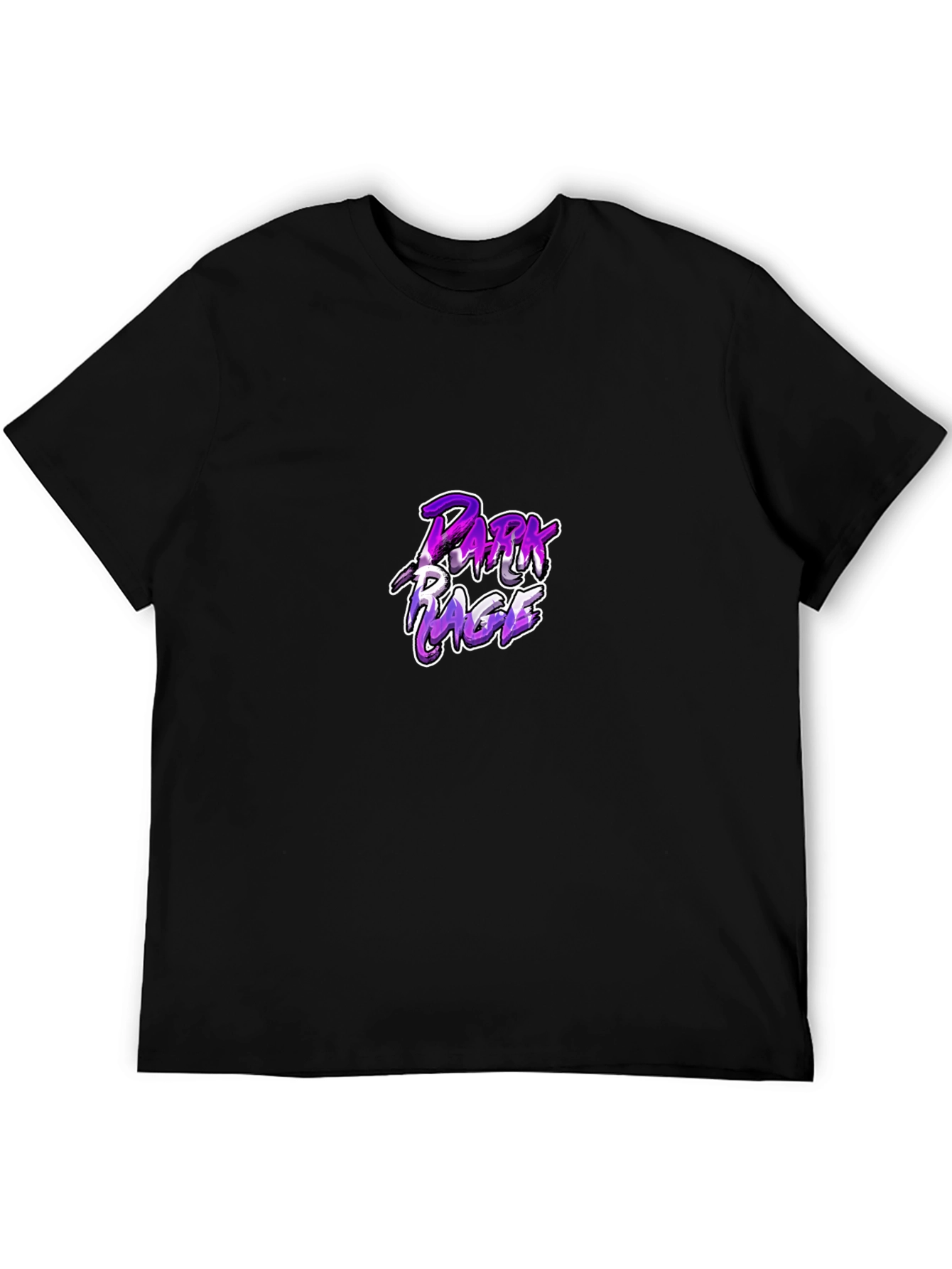 Dark Rage Graphic Print Black T-Shirt