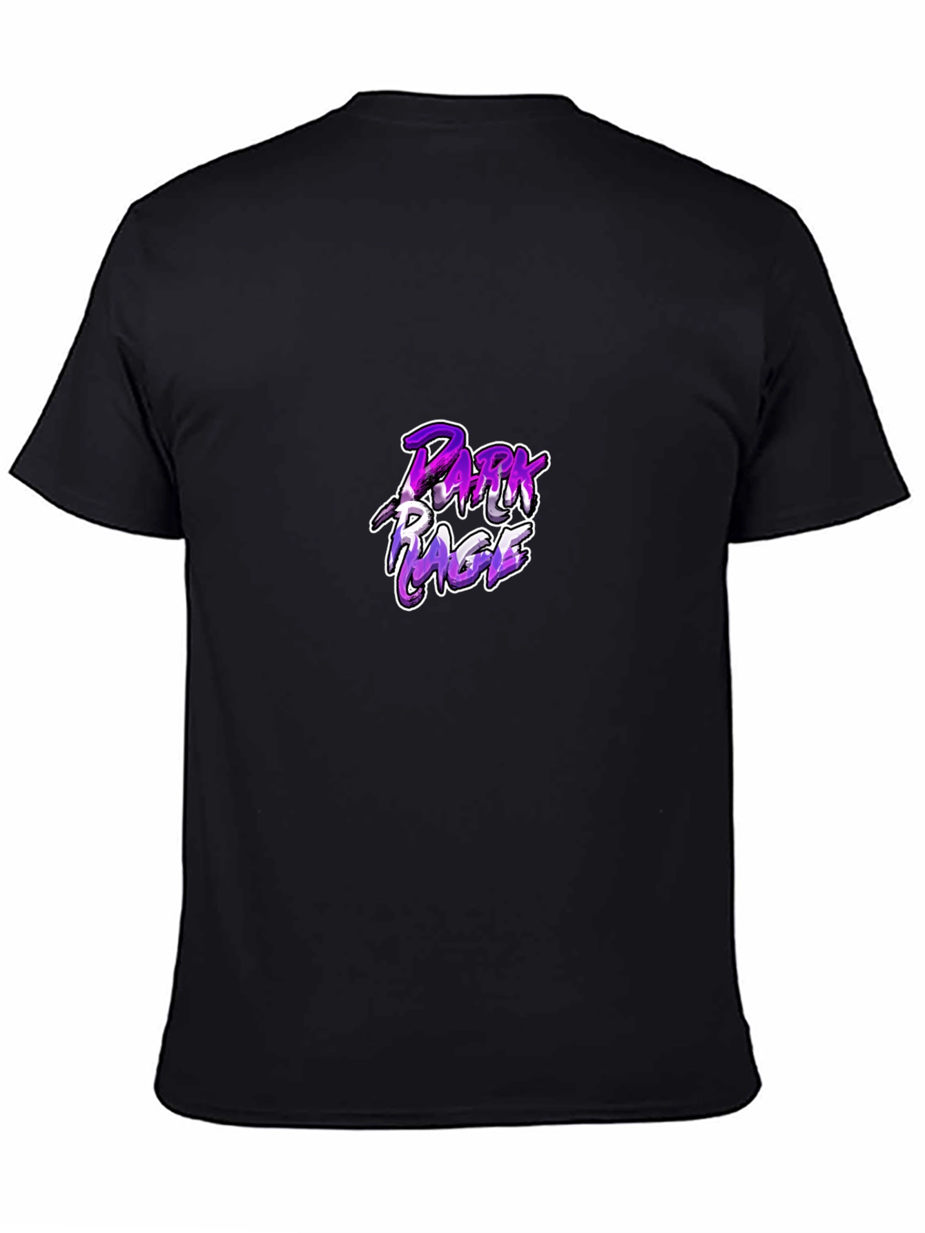 Dark Rage Graphic Print Black T-Shirt