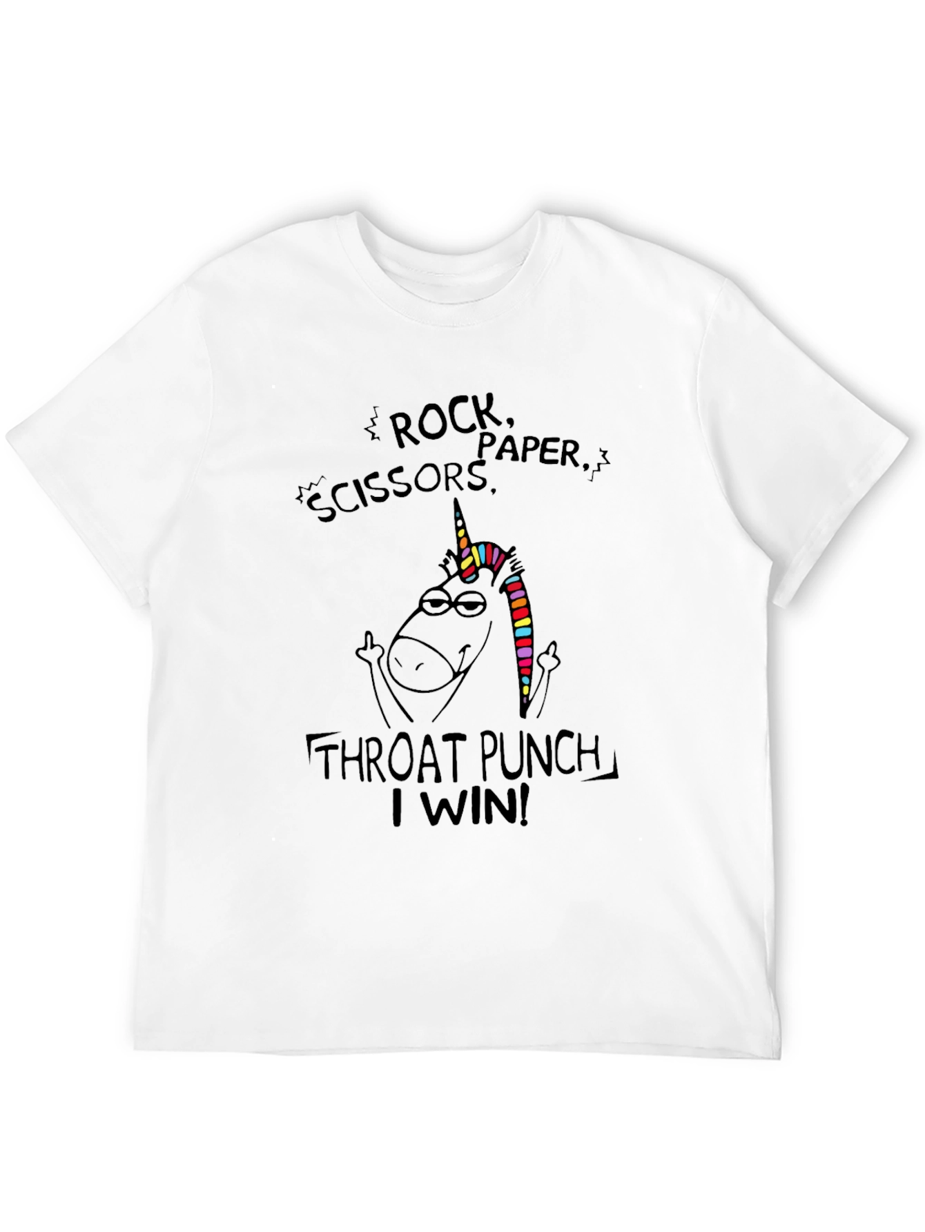Rock Paper Scissors Throat Punch T-Shirt