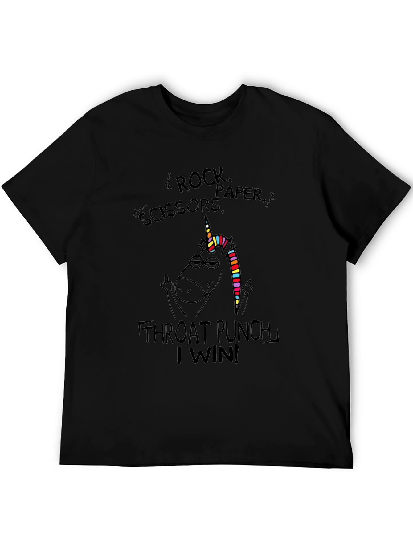 Rock Paper Scissors Throat Punch T-Shirt