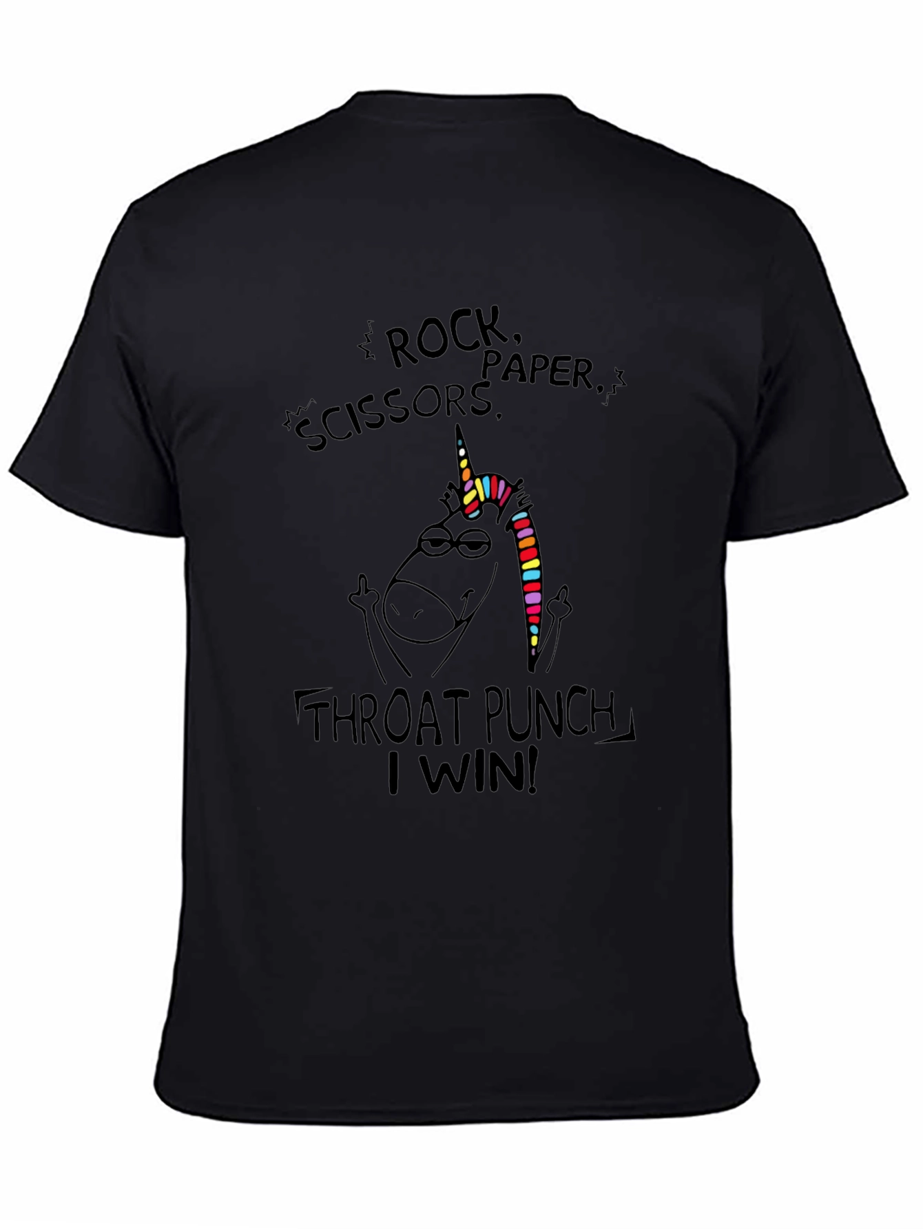 Rock Paper Scissors Throat Punch T-Shirt