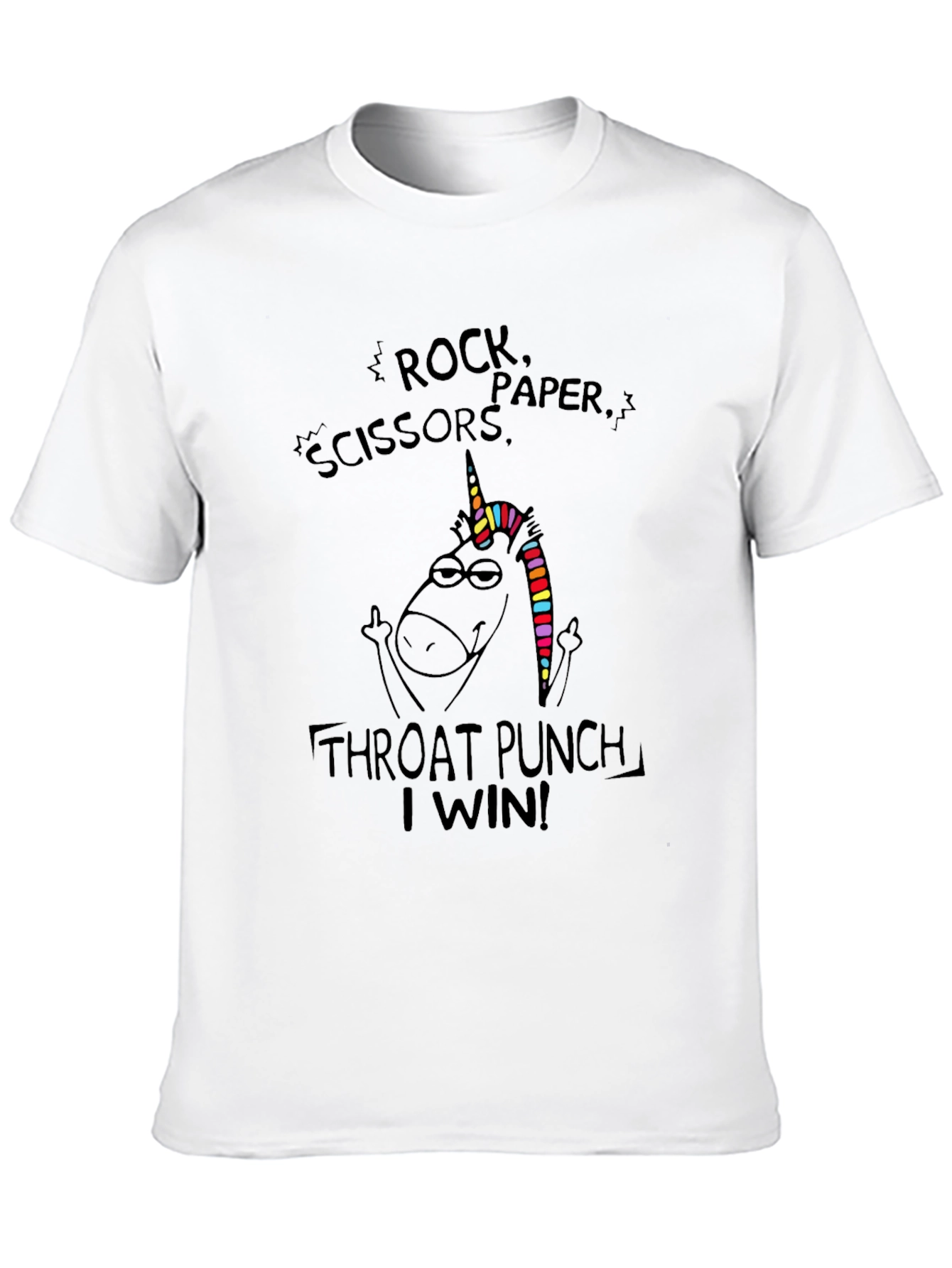 Rock Paper Scissors Throat Punch T-Shirt