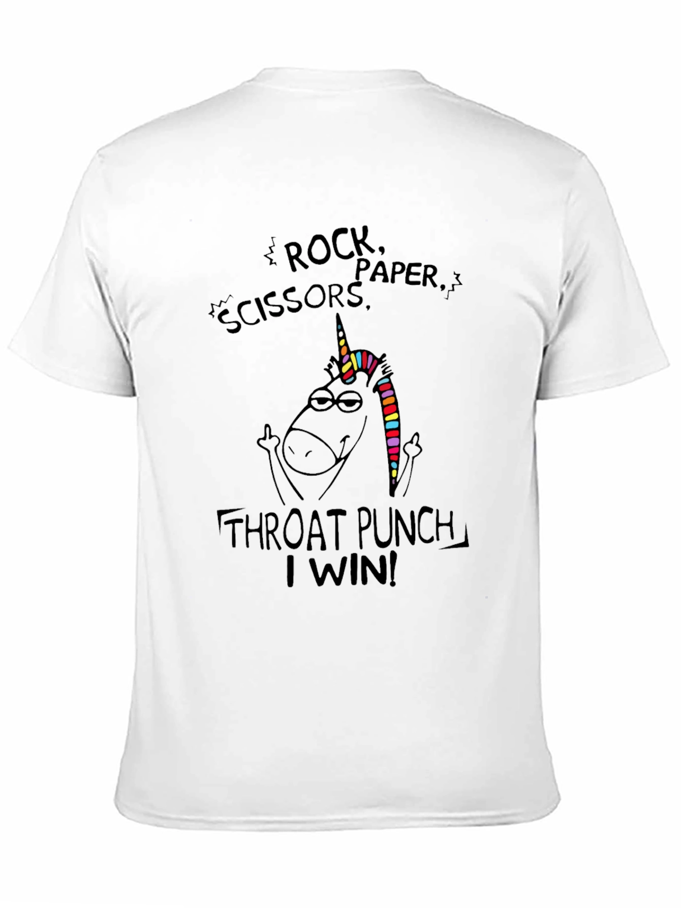 Rock Paper Scissors Throat Punch T-Shirt