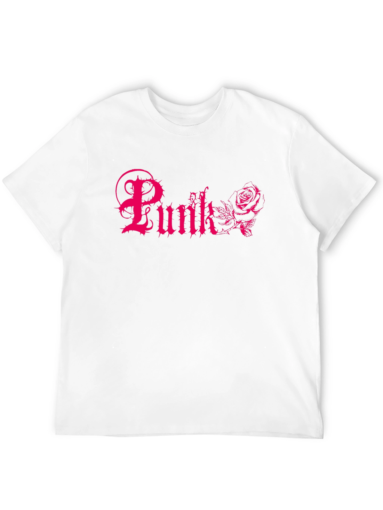 Punk Rose Graphic Tee - Black