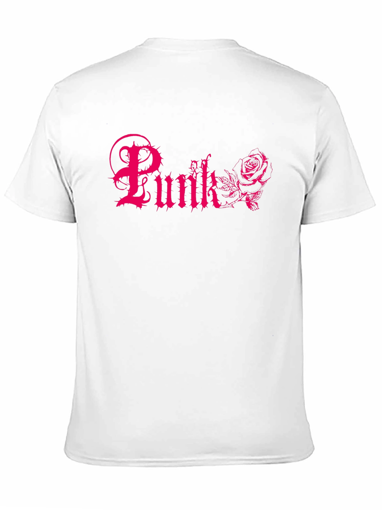 Punk Rose Graphic Tee - Black