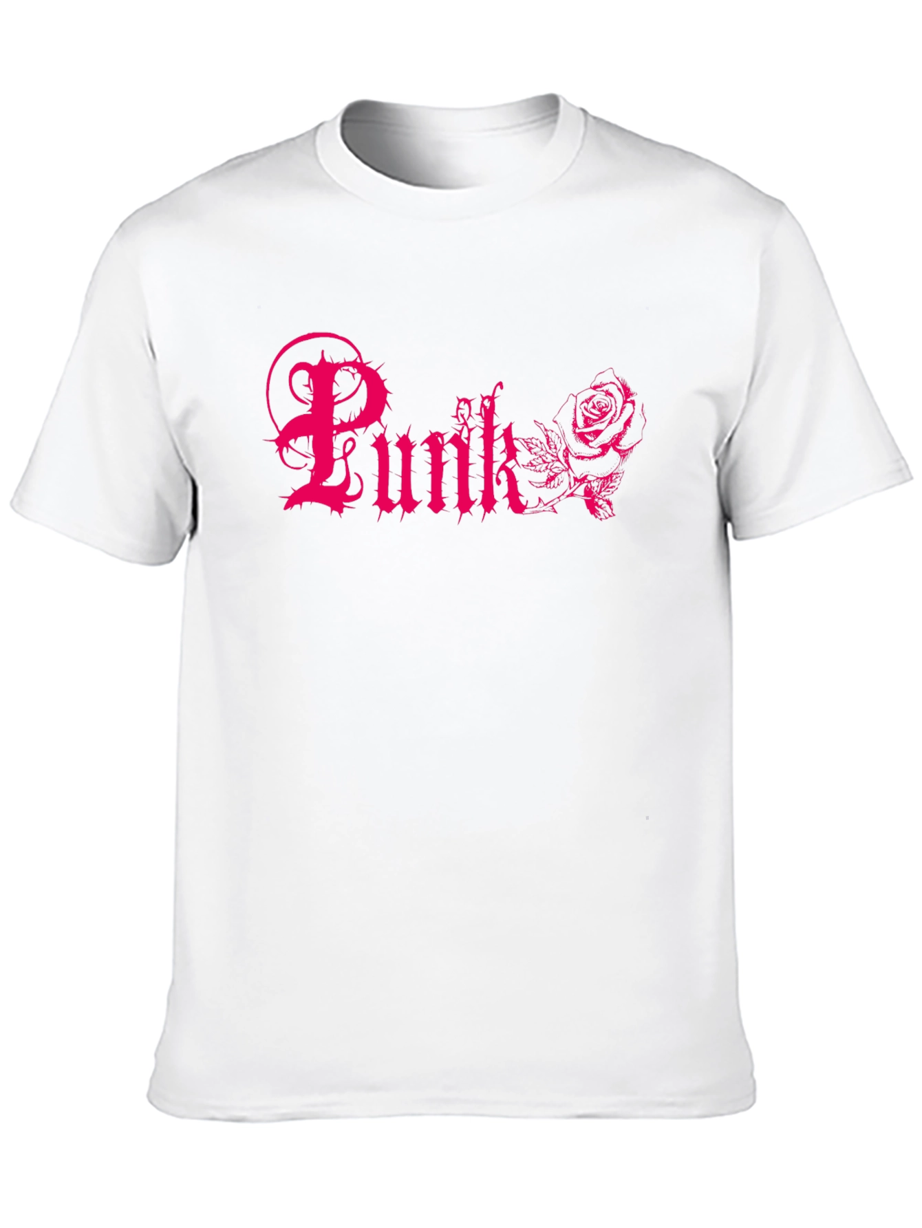 Punk Rose Graphic Tee - Black