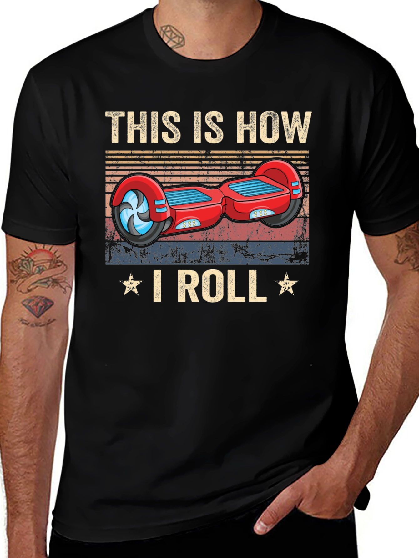 This Is How I Roll Hoverboard Graphic Tee