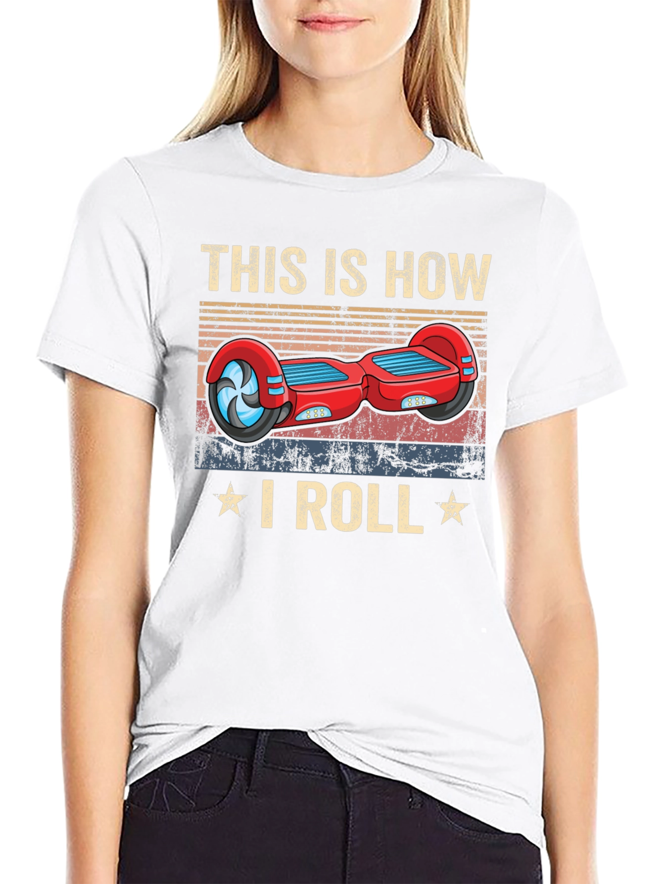 This Is How I Roll Hoverboard Graphic Tee