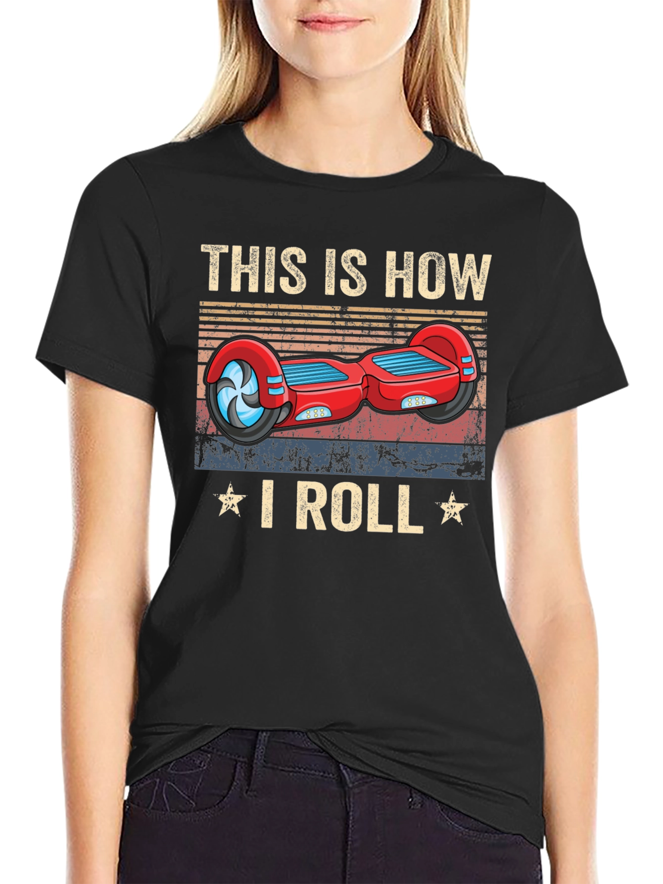 This Is How I Roll Hoverboard Graphic Tee