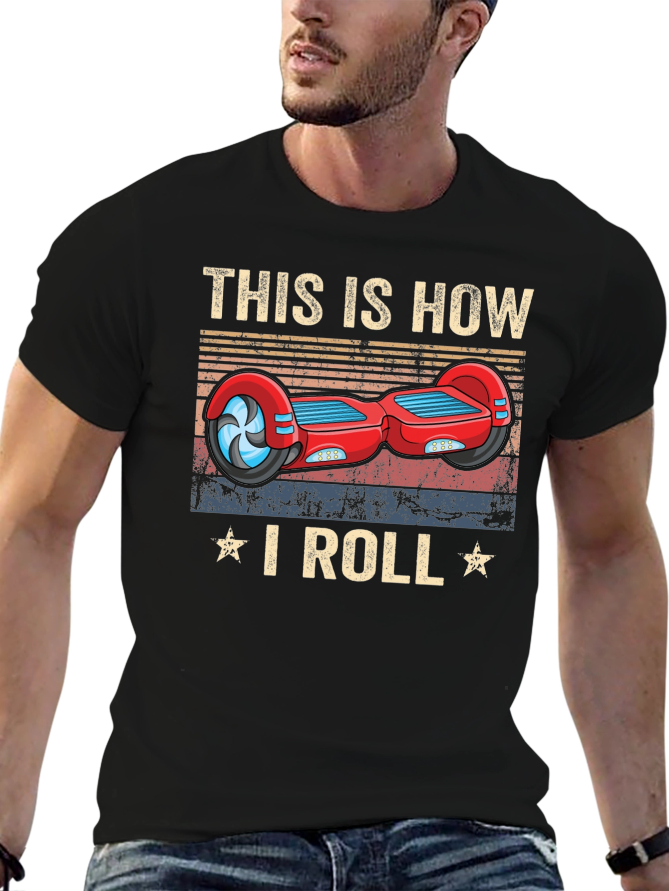 This Is How I Roll Hoverboard Graphic Tee