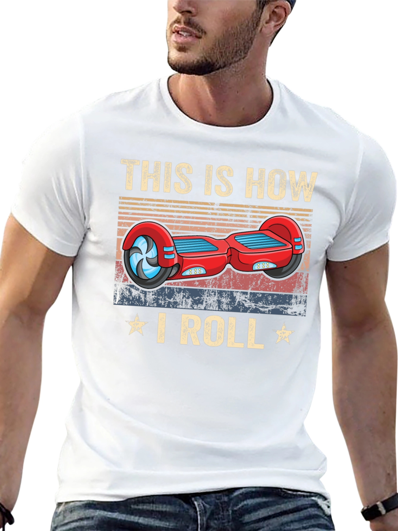 This Is How I Roll Hoverboard Graphic Tee
