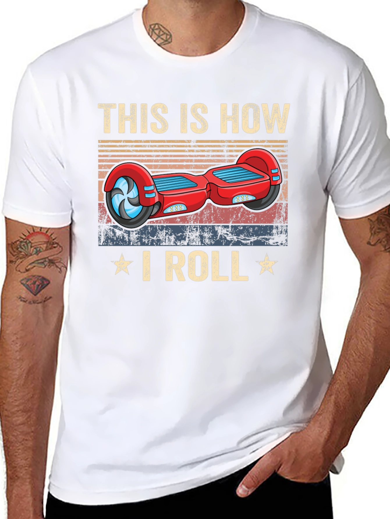 This Is How I Roll Hoverboard Graphic Tee
