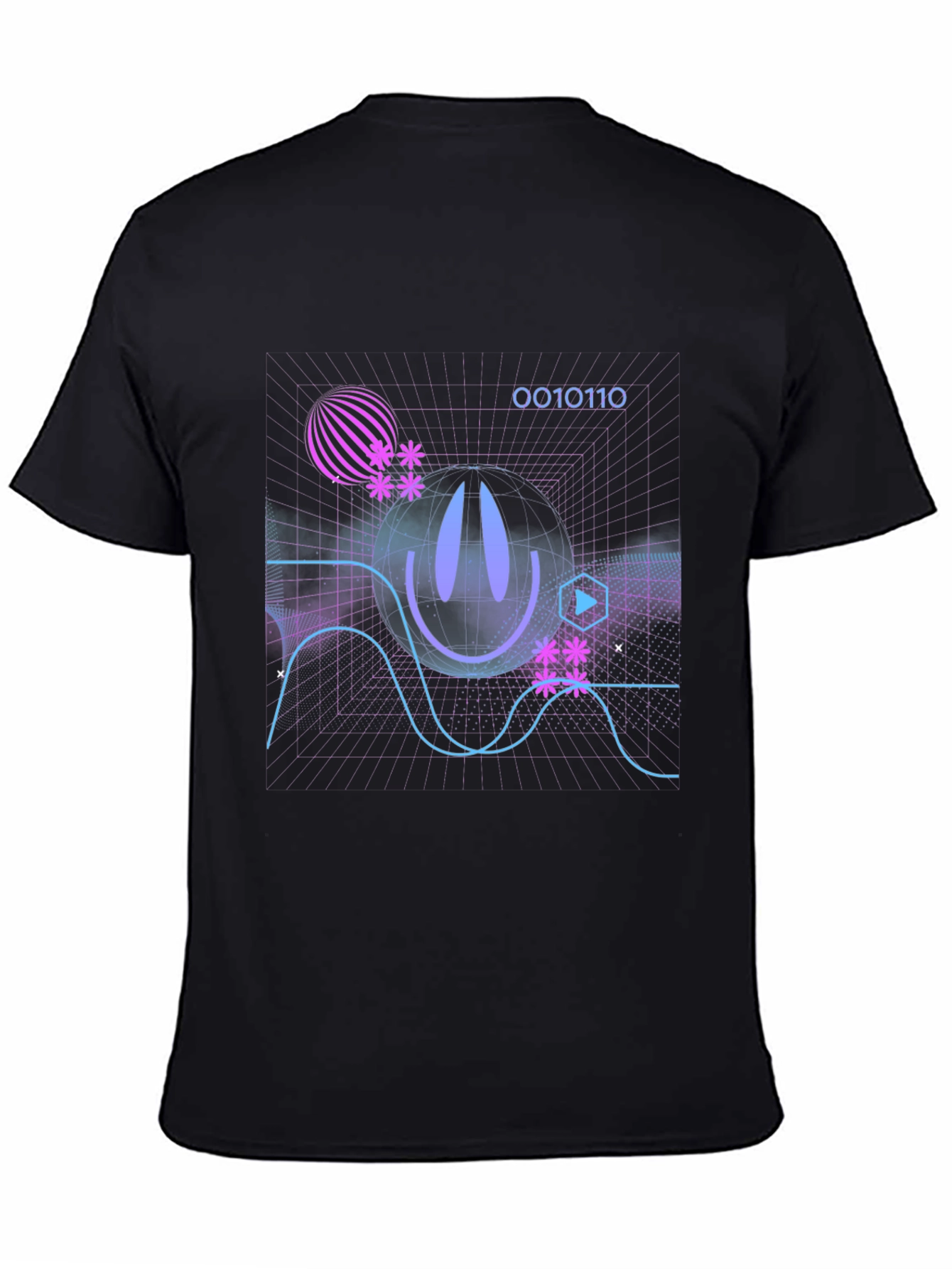 Cyberpunk Grid T-Shirt