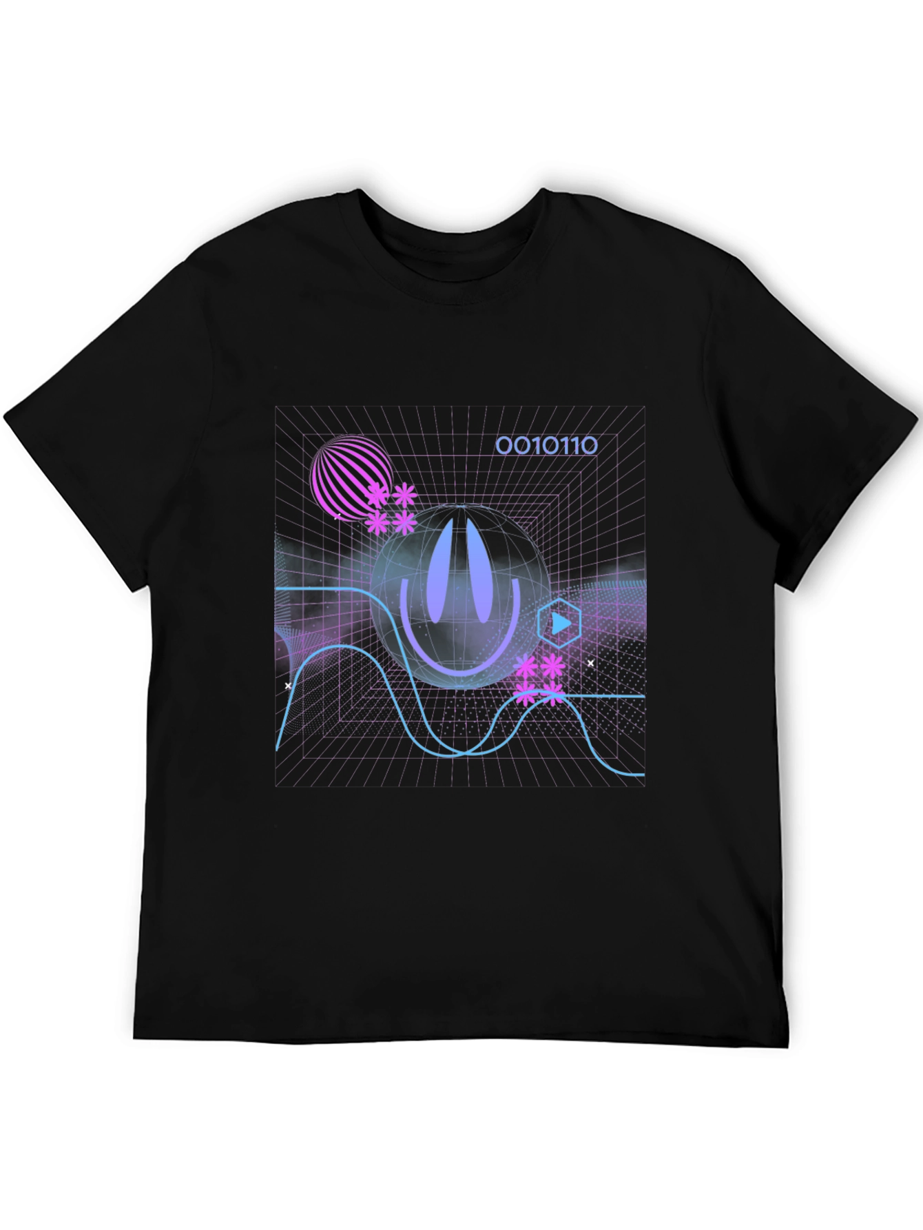 Cyberpunk Grid T-Shirt