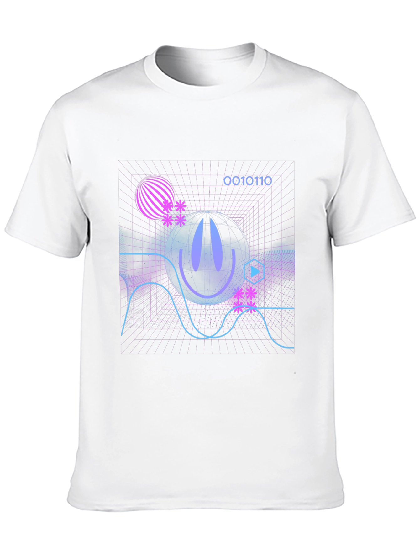 Cyberpunk Grid T-Shirt