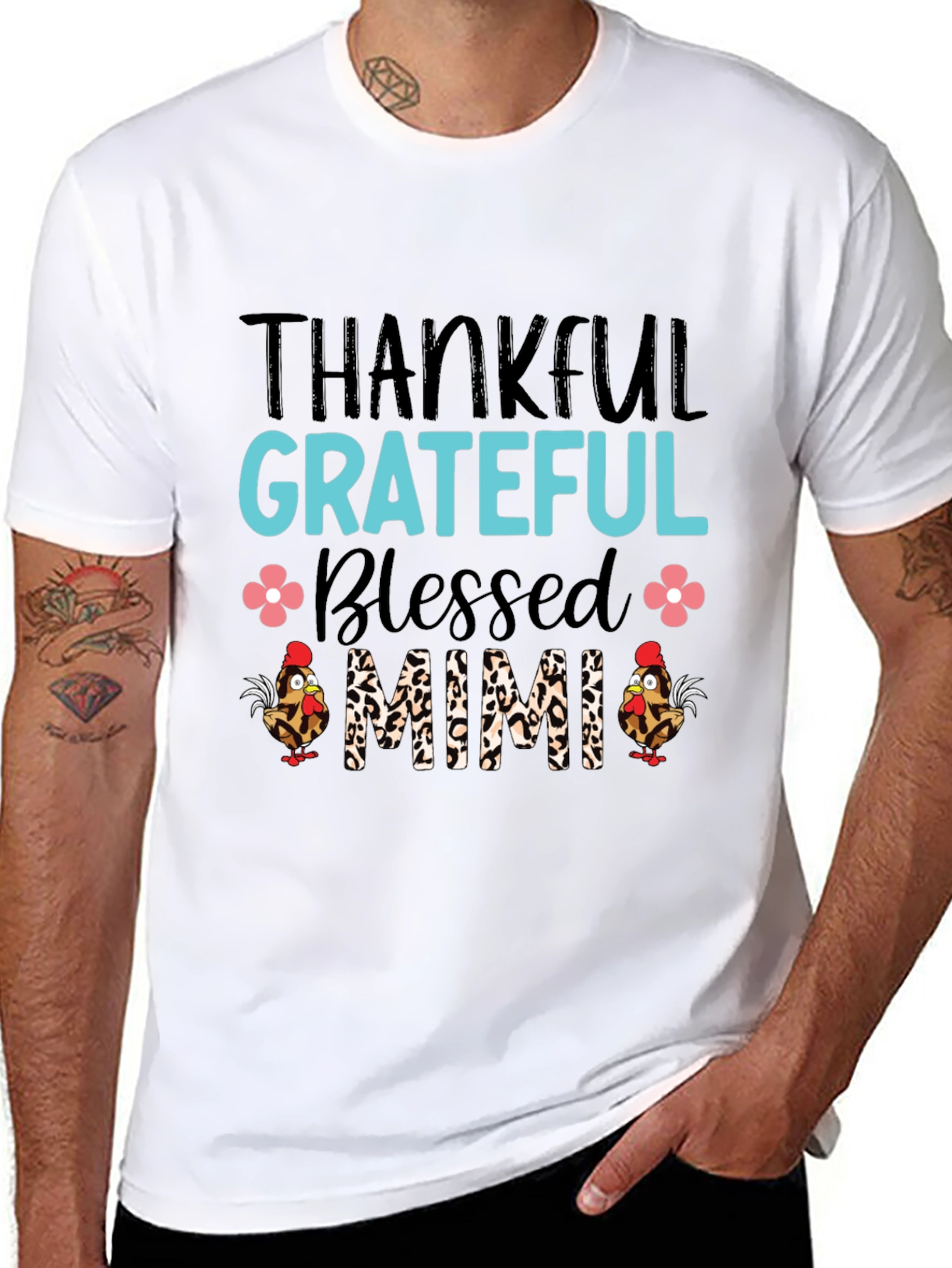 Thankful Grateful Blessed Mimi T-Shirt