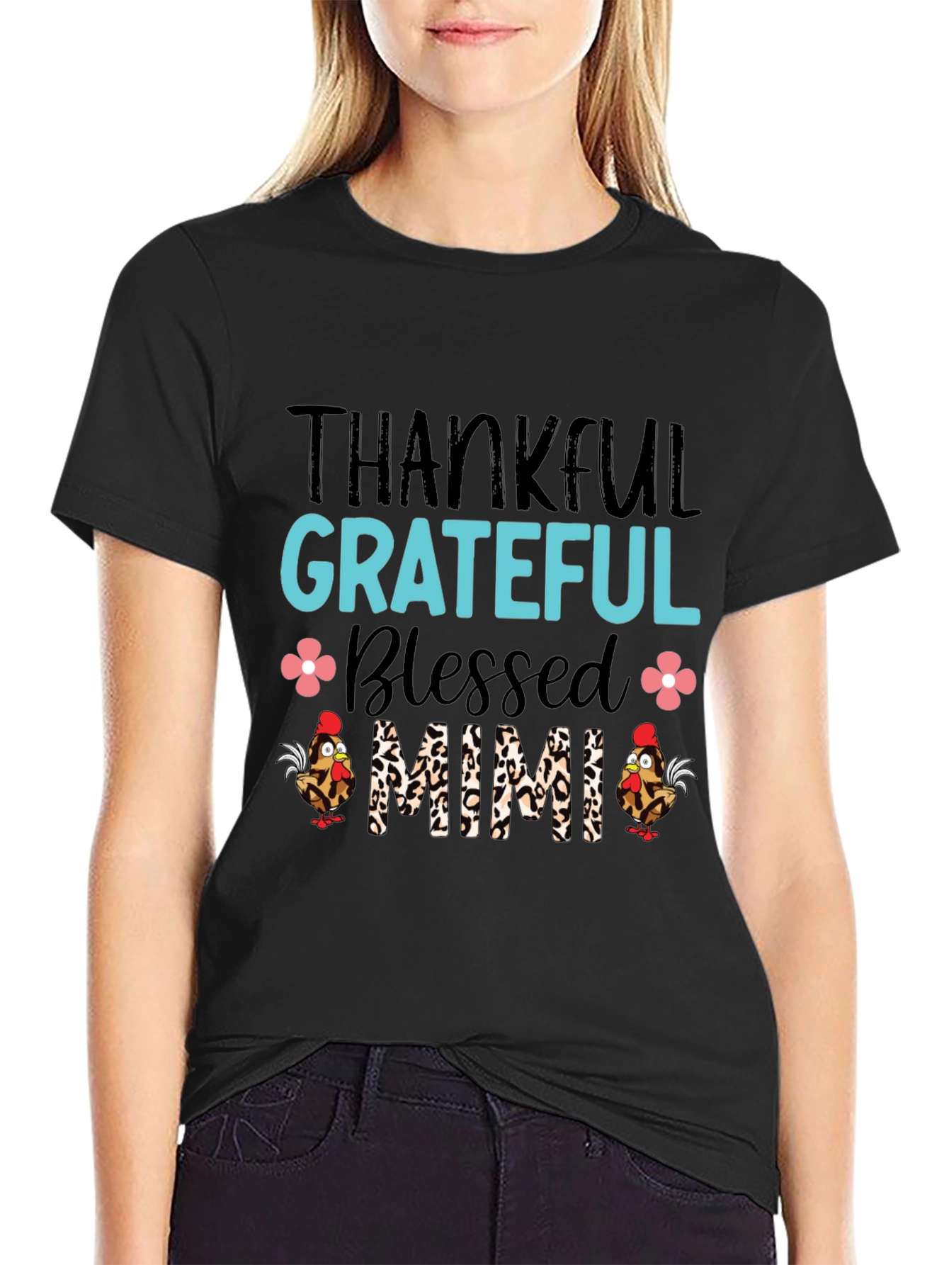 Thankful Grateful Blessed Mimi T-Shirt