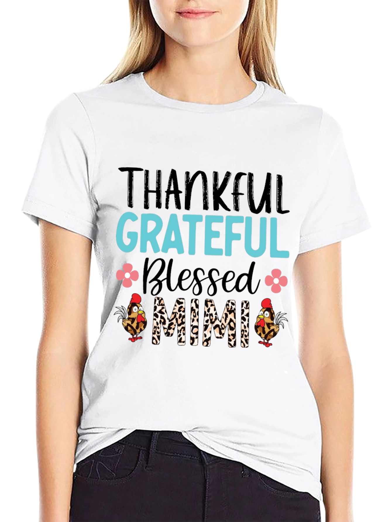 Thankful Grateful Blessed Mimi T-Shirt