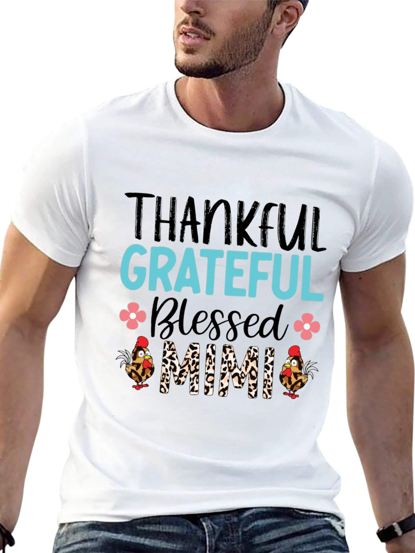 Thankful Grateful Blessed Mimi T-Shirt