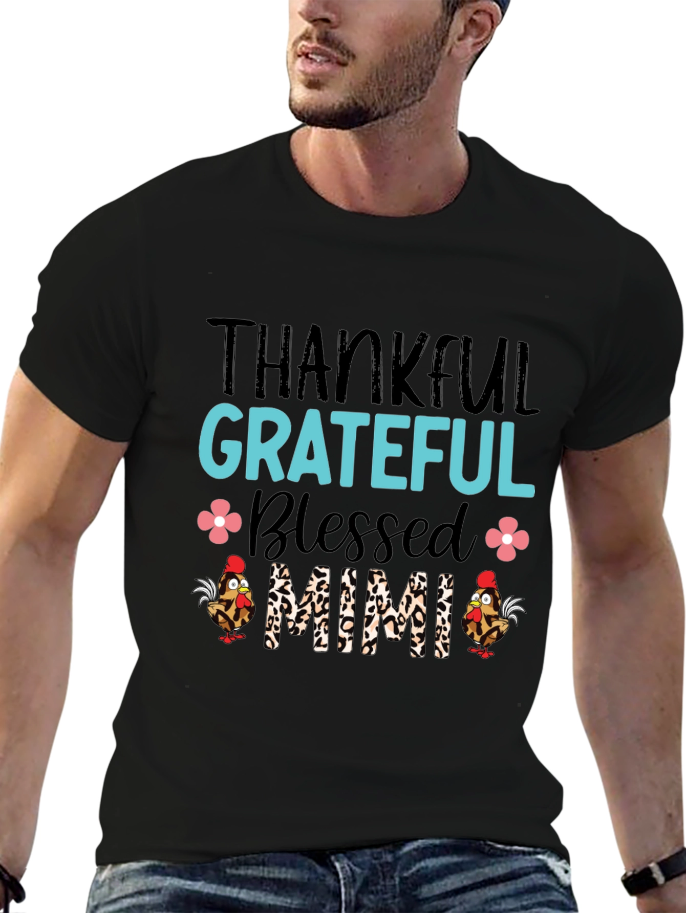 Thankful Grateful Blessed Mimi T-Shirt