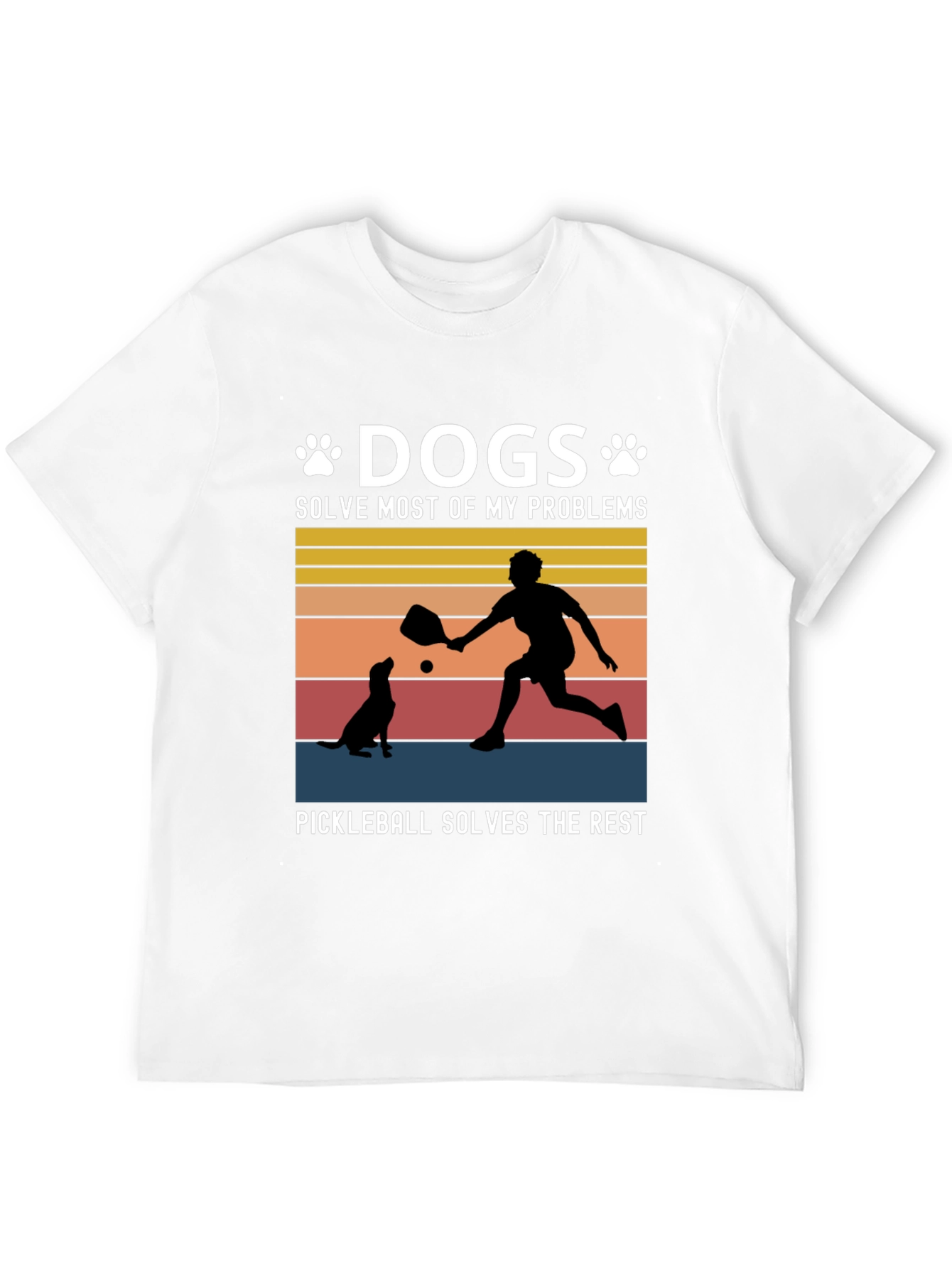 Dogs & Pickleball T-Shirt: Solve Your Problems!