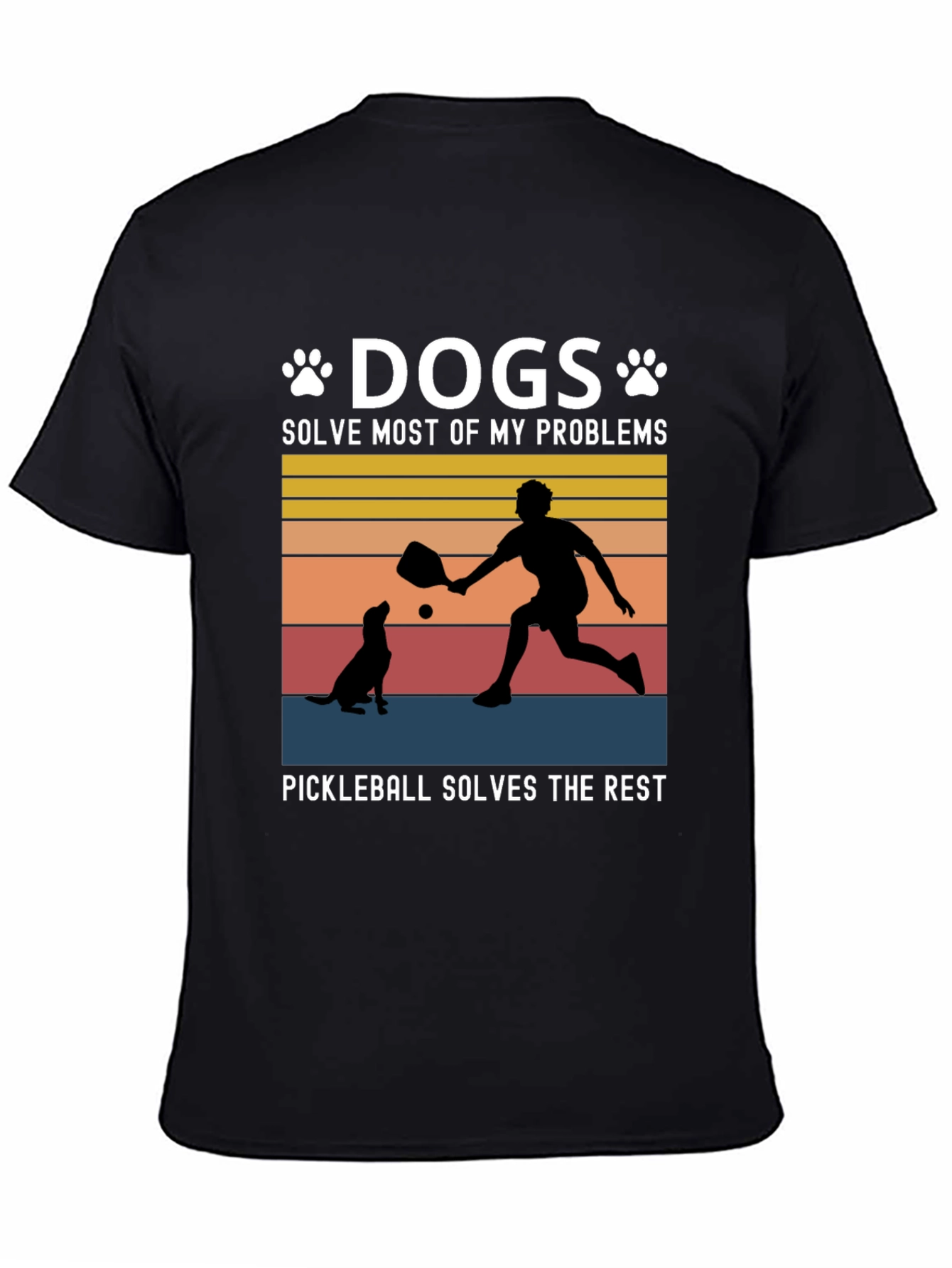 Dogs & Pickleball T-Shirt: Solve Your Problems!