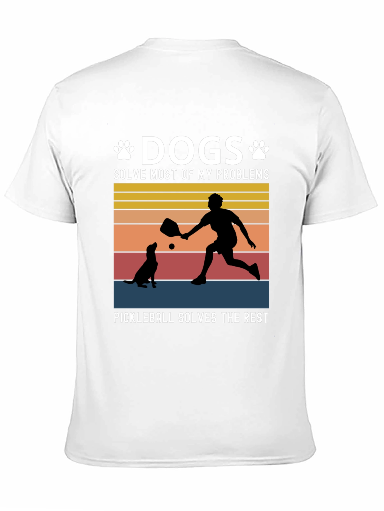 Dogs & Pickleball T-Shirt: Solve Your Problems!
