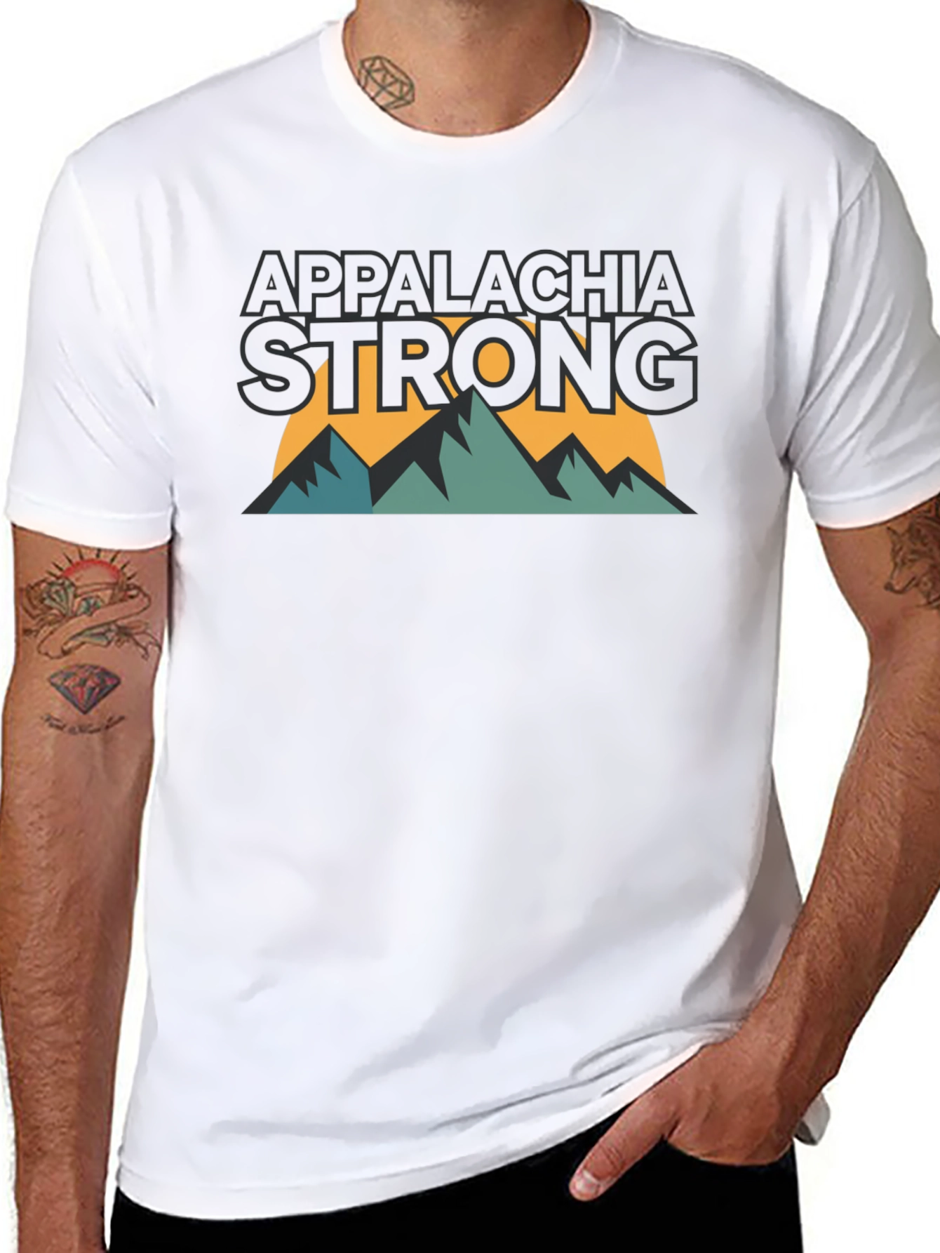 Appalachia Strong Graphic T-Shirt - Black