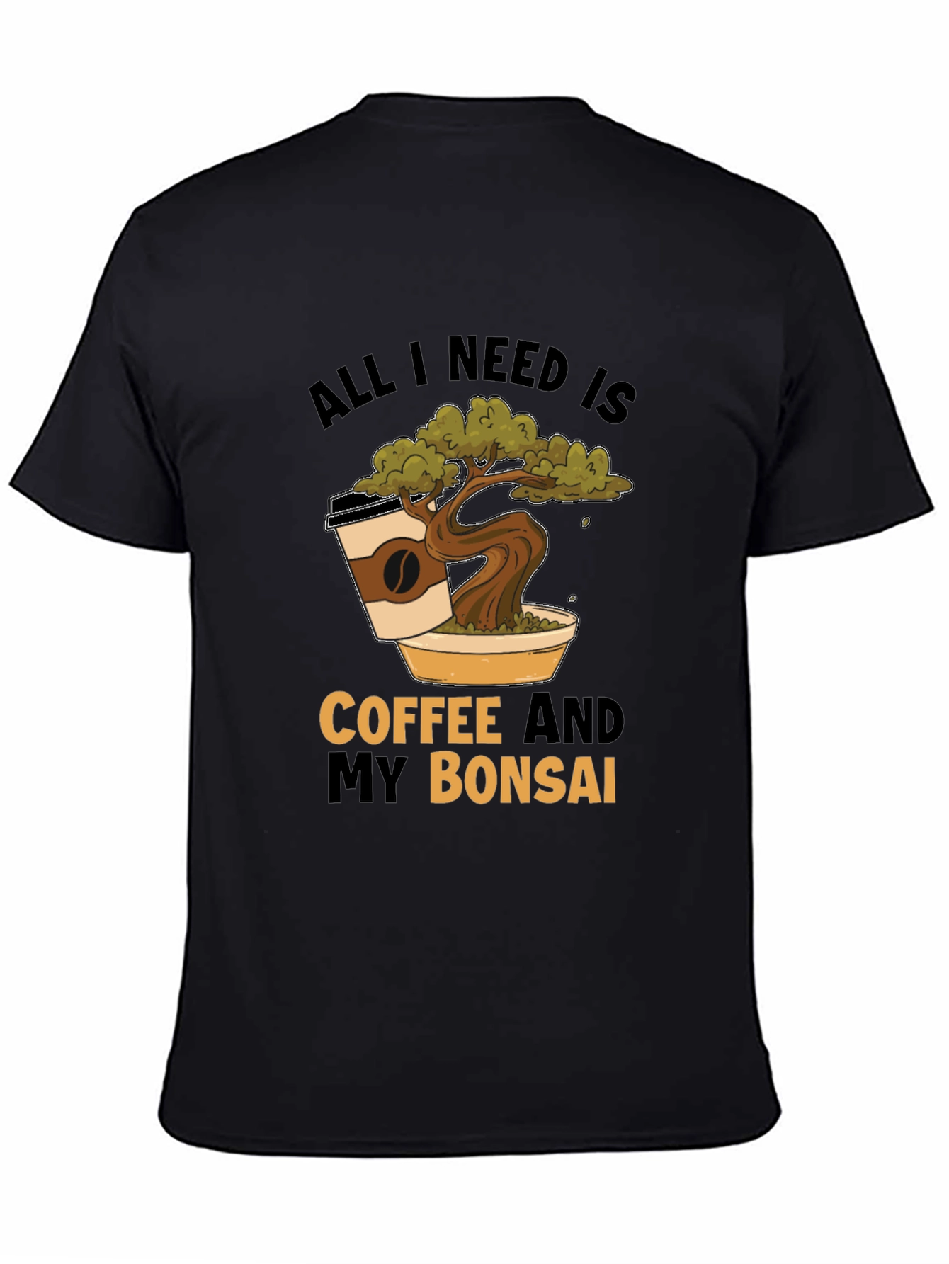Coffee and Bonsai T-Shirt - Unique Graphic Tee