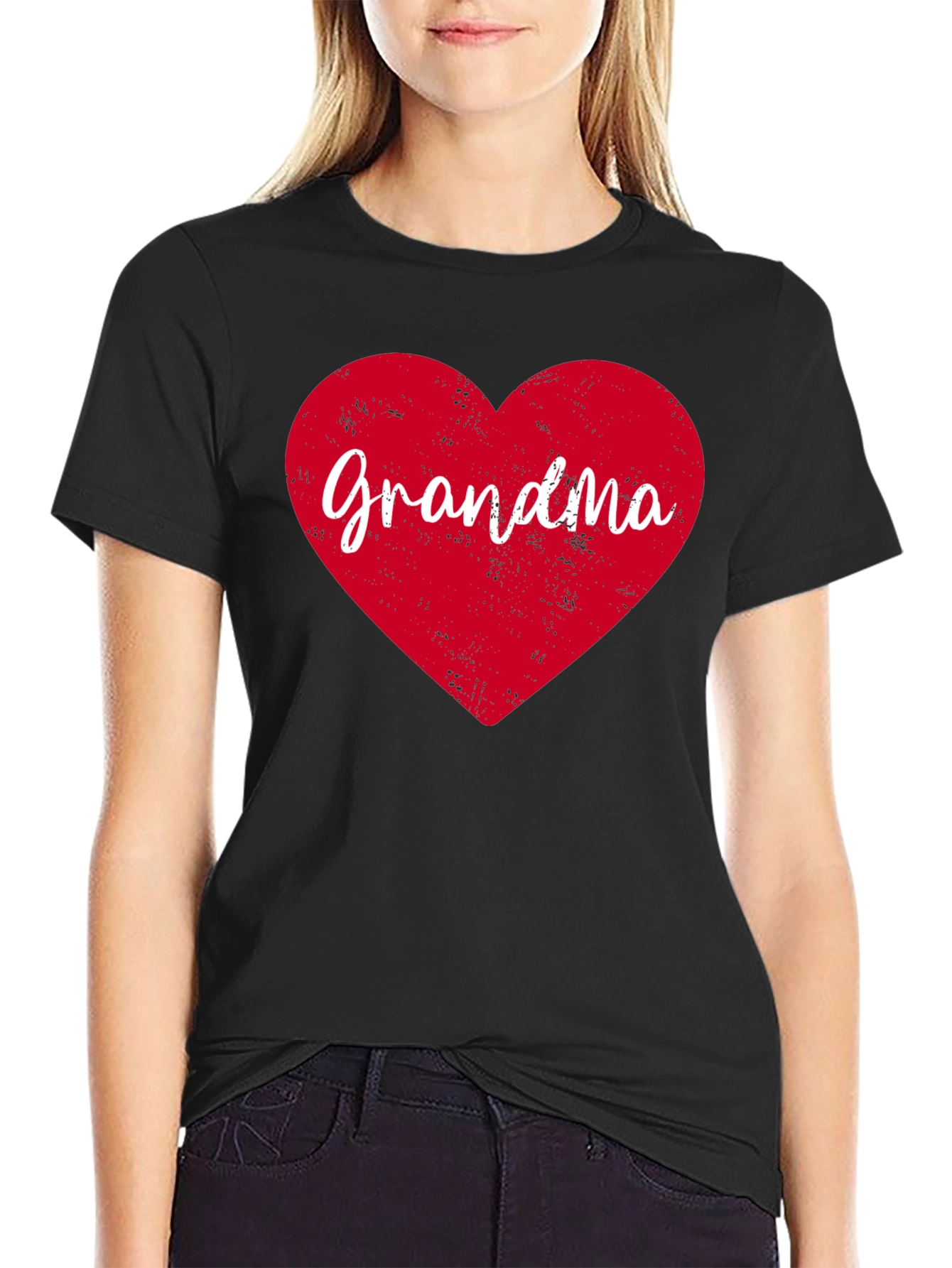 Grandma Heart T-Shirt - Love Grandma Tee