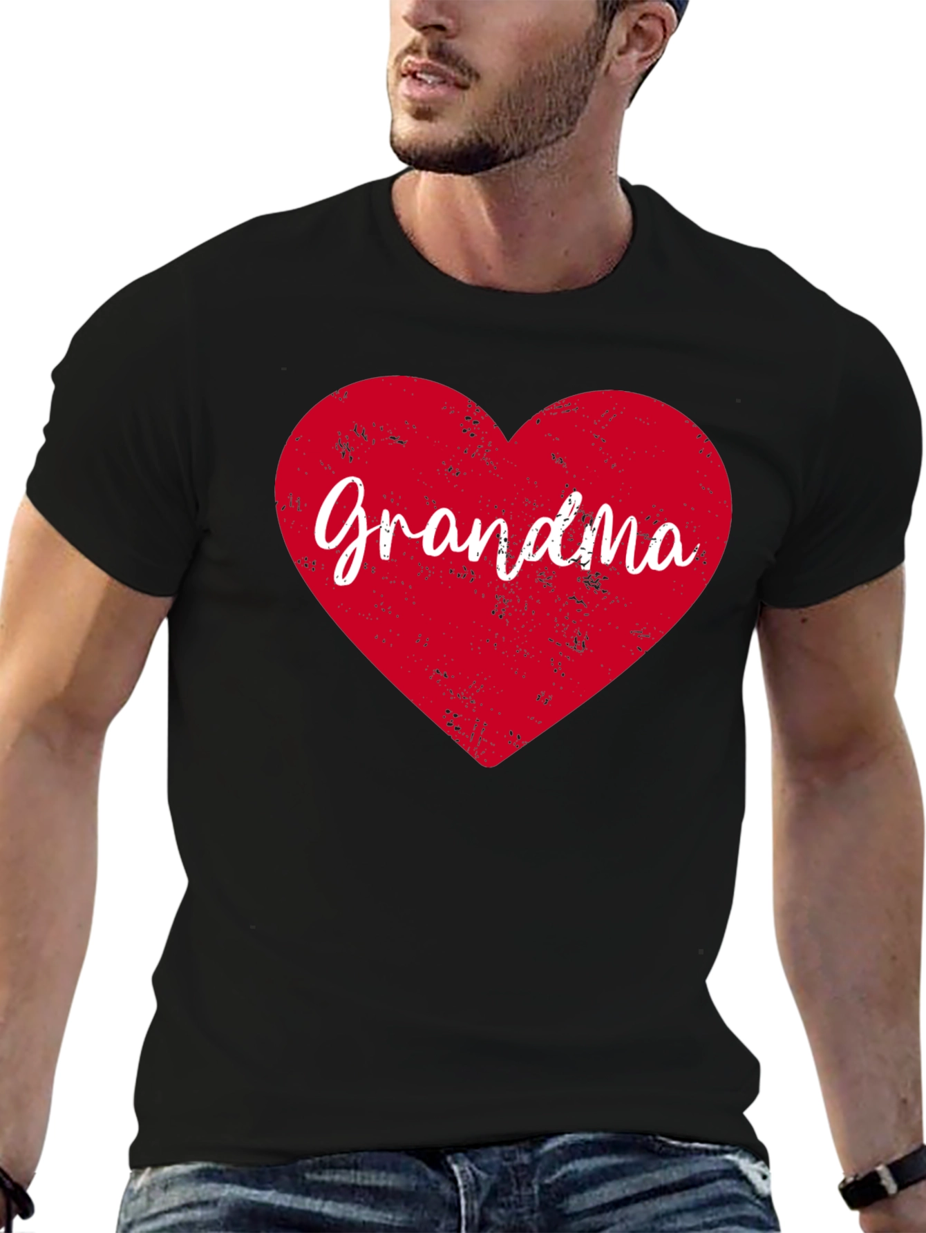 Grandma Heart T-Shirt - Love Grandma Tee