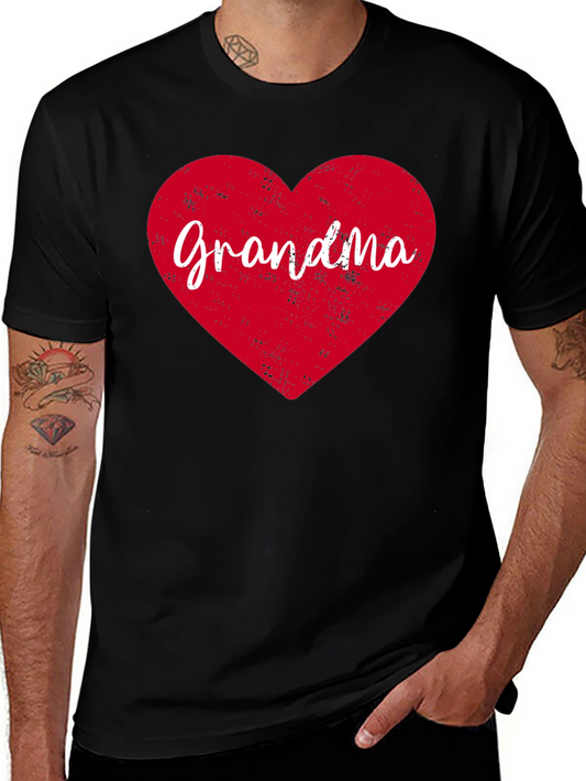 Grandma Heart T-Shirt - Love Grandma Tee