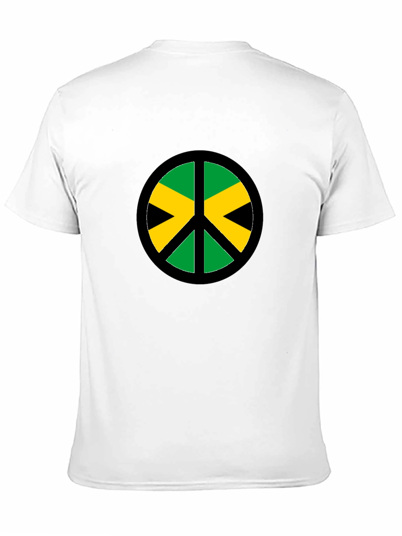 Jamaica Peace Sign Black T-Shirt