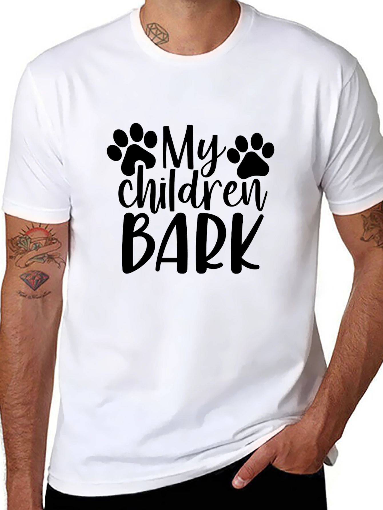 My Children Bark T-Shirt - Dog Lover Tee