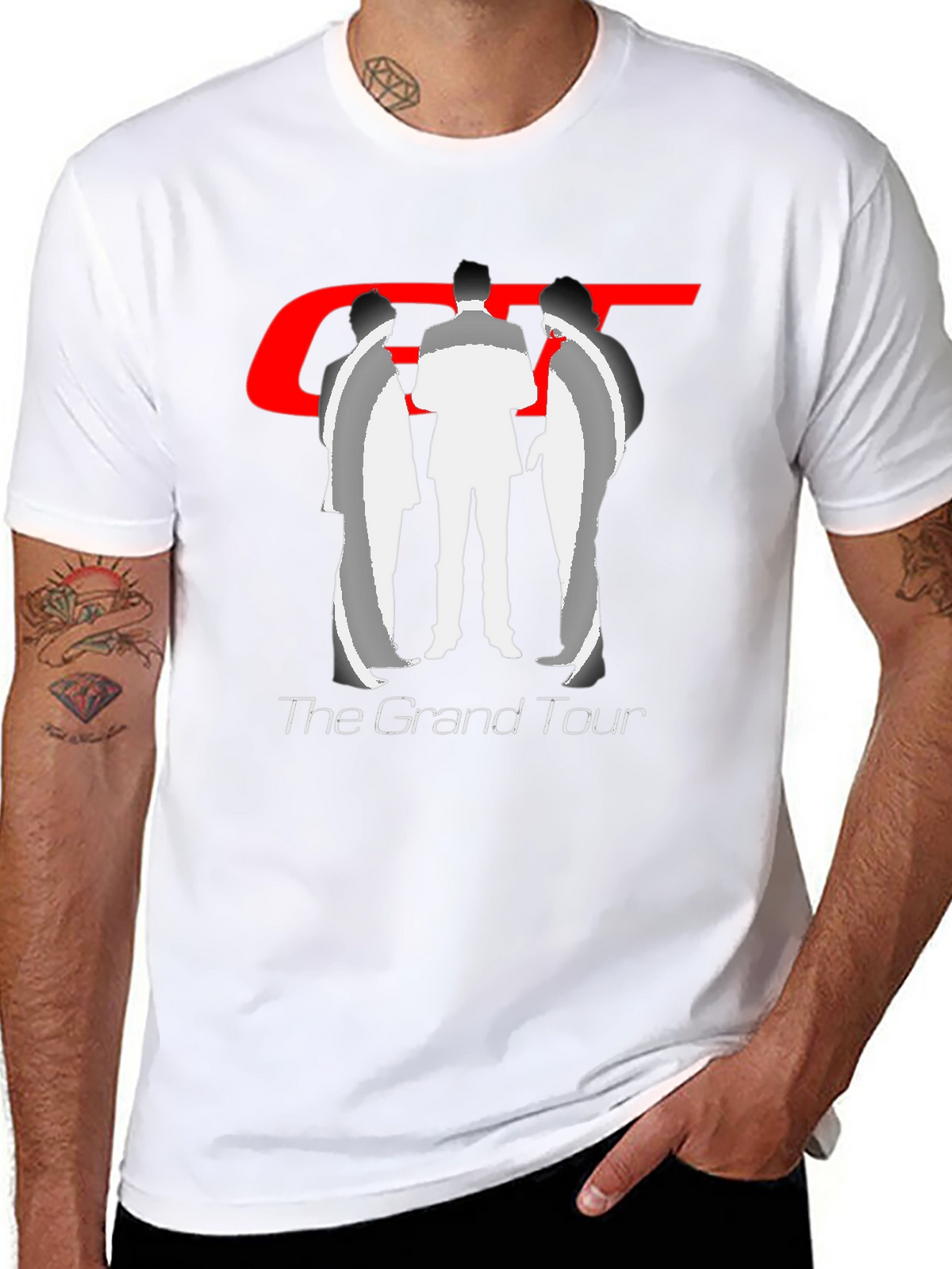 The Grand Tour Black Graphic T-Shirt