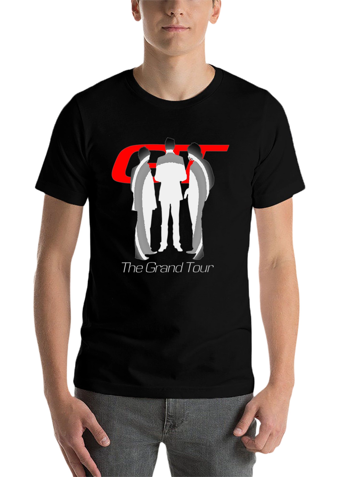 The Grand Tour Black Graphic T-Shirt