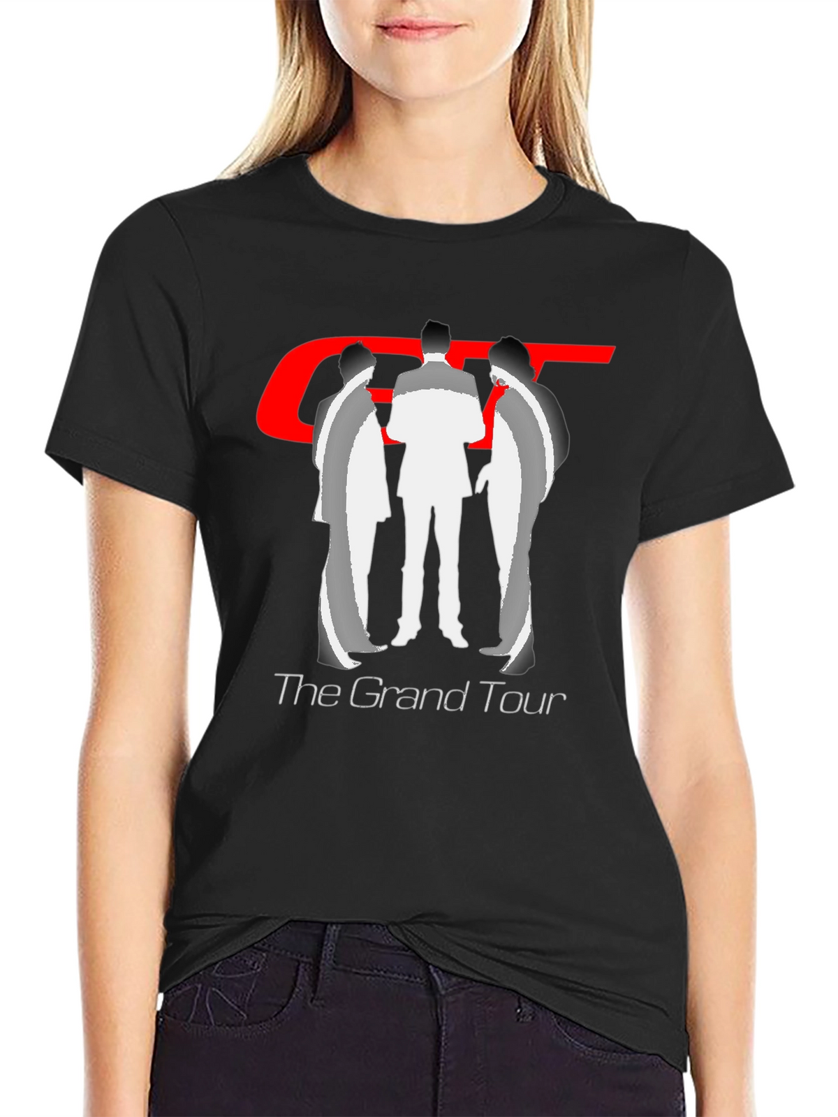 The Grand Tour Black Graphic T-Shirt