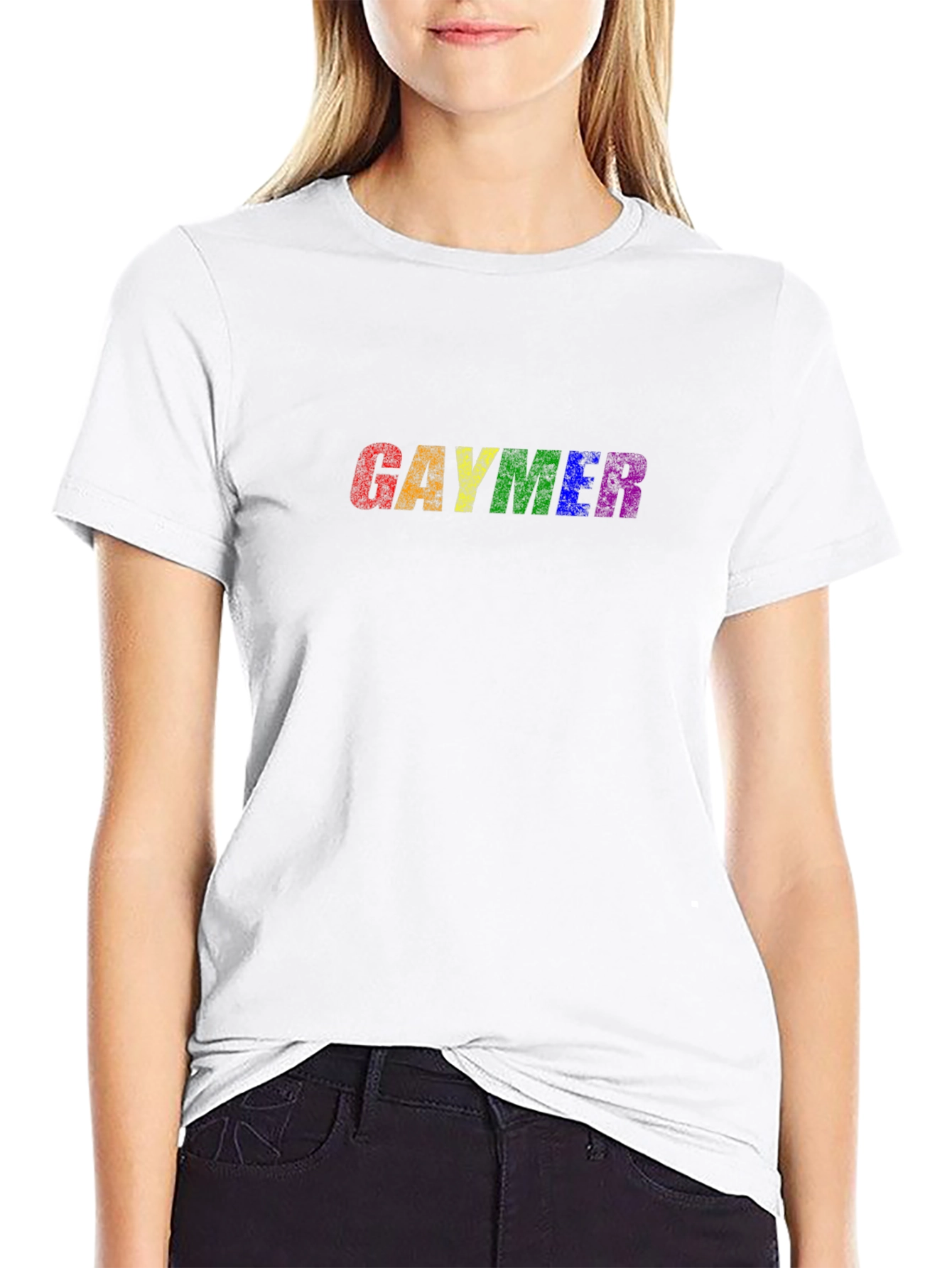 Gaymer Pride T-Shirt - Rainbow Gamer Tee