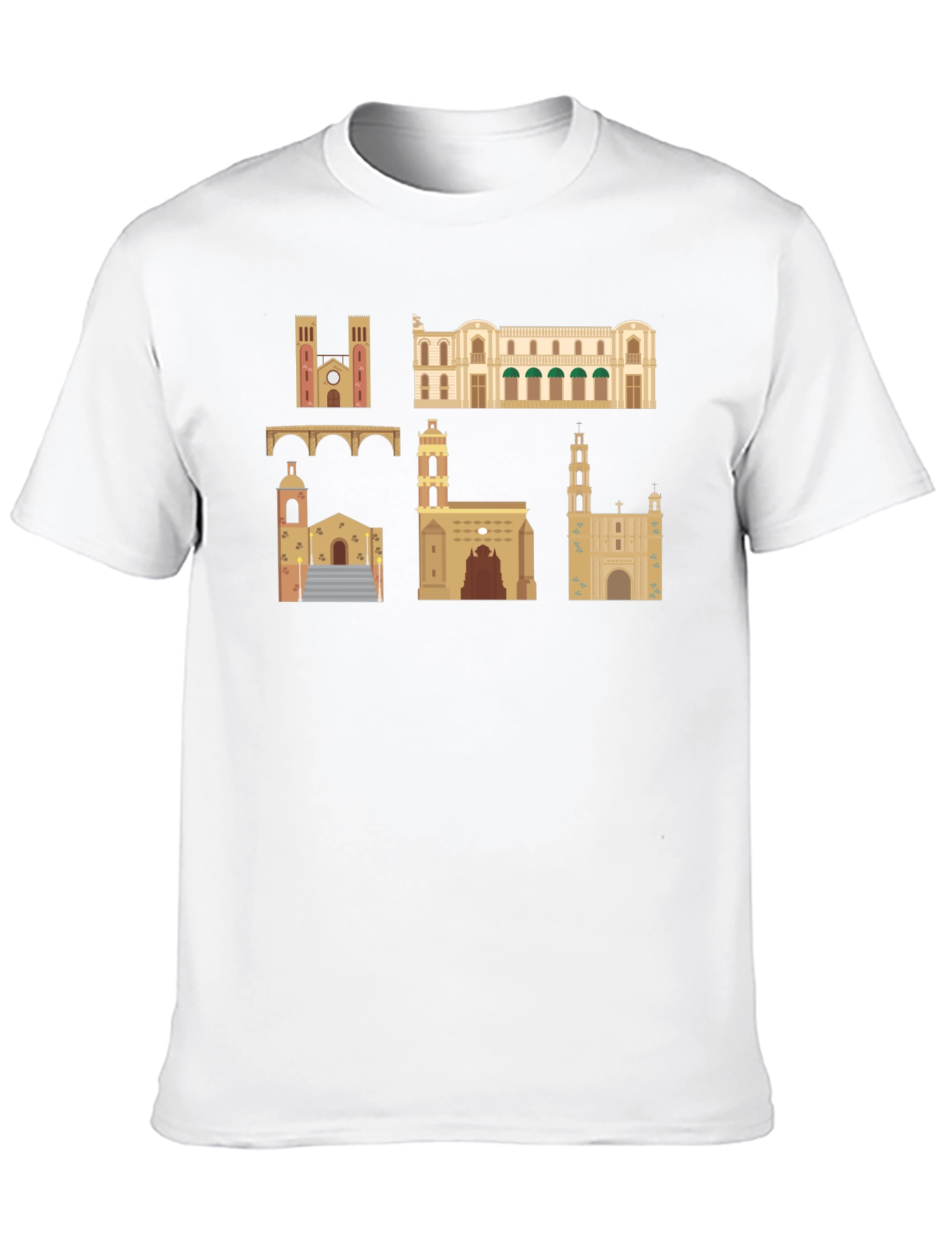 Architecture T-Shirt: Cultural Landmarks Tee