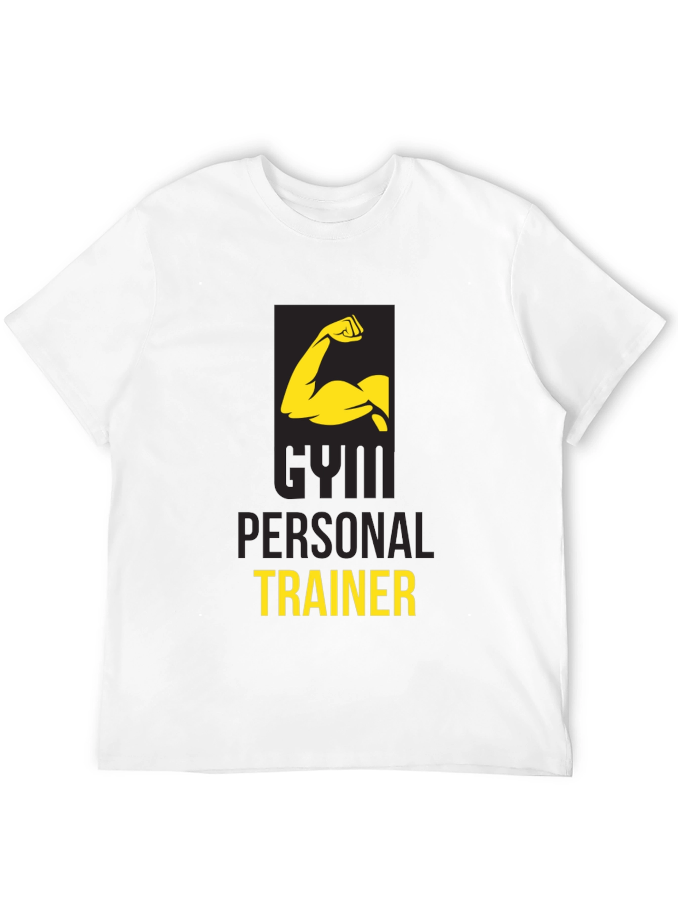 Gym Personal Trainer Black Graphic T-Shirt