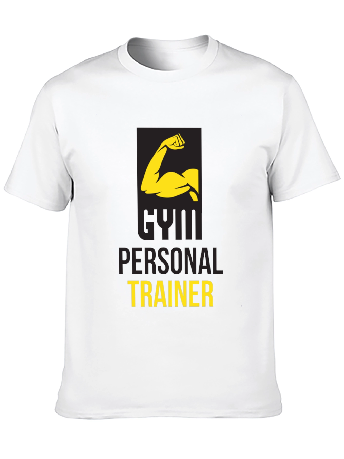 Gym Personal Trainer Black Graphic T-Shirt