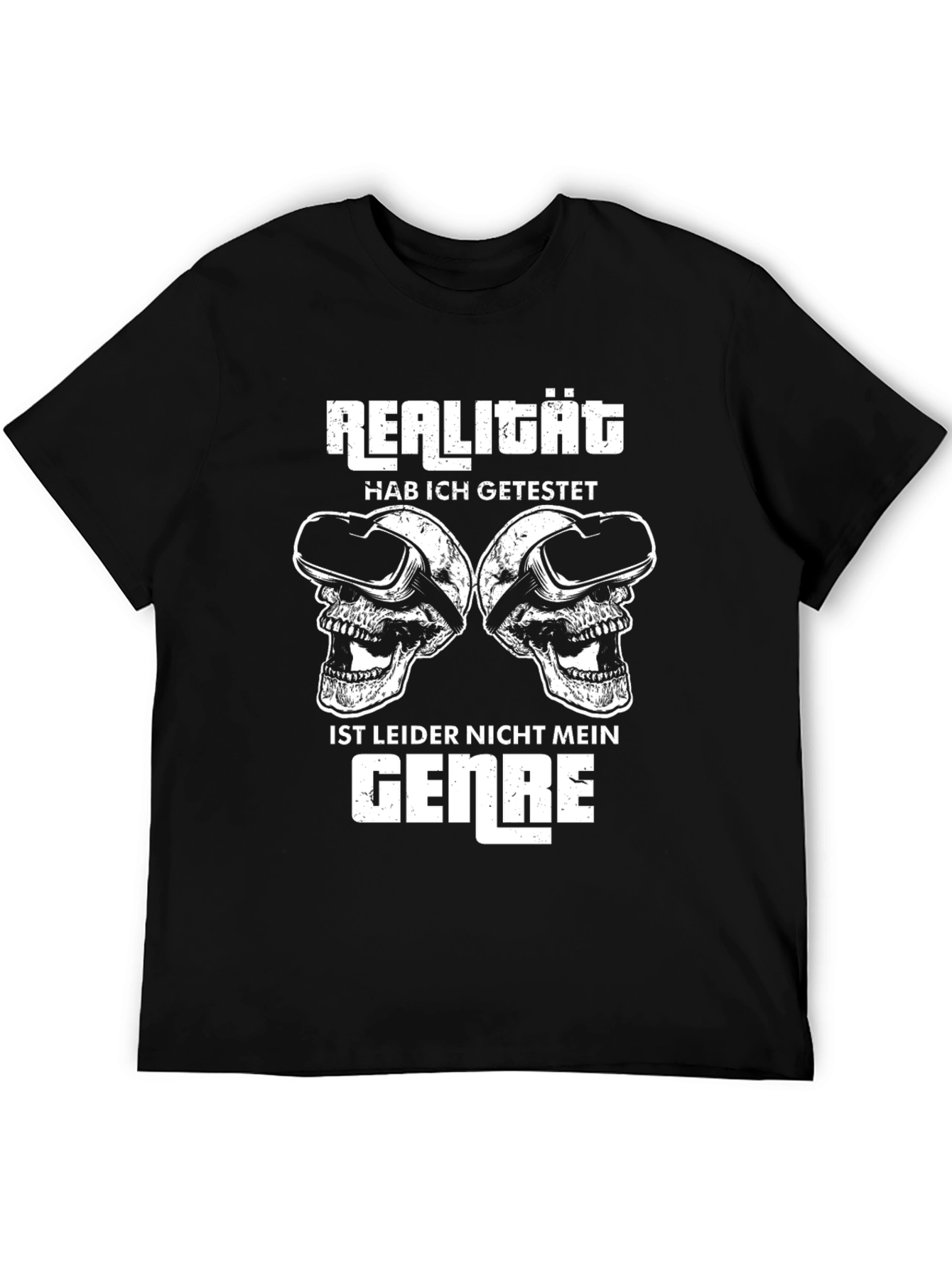 Reality Tested VR Skull Graphic T-Shirt