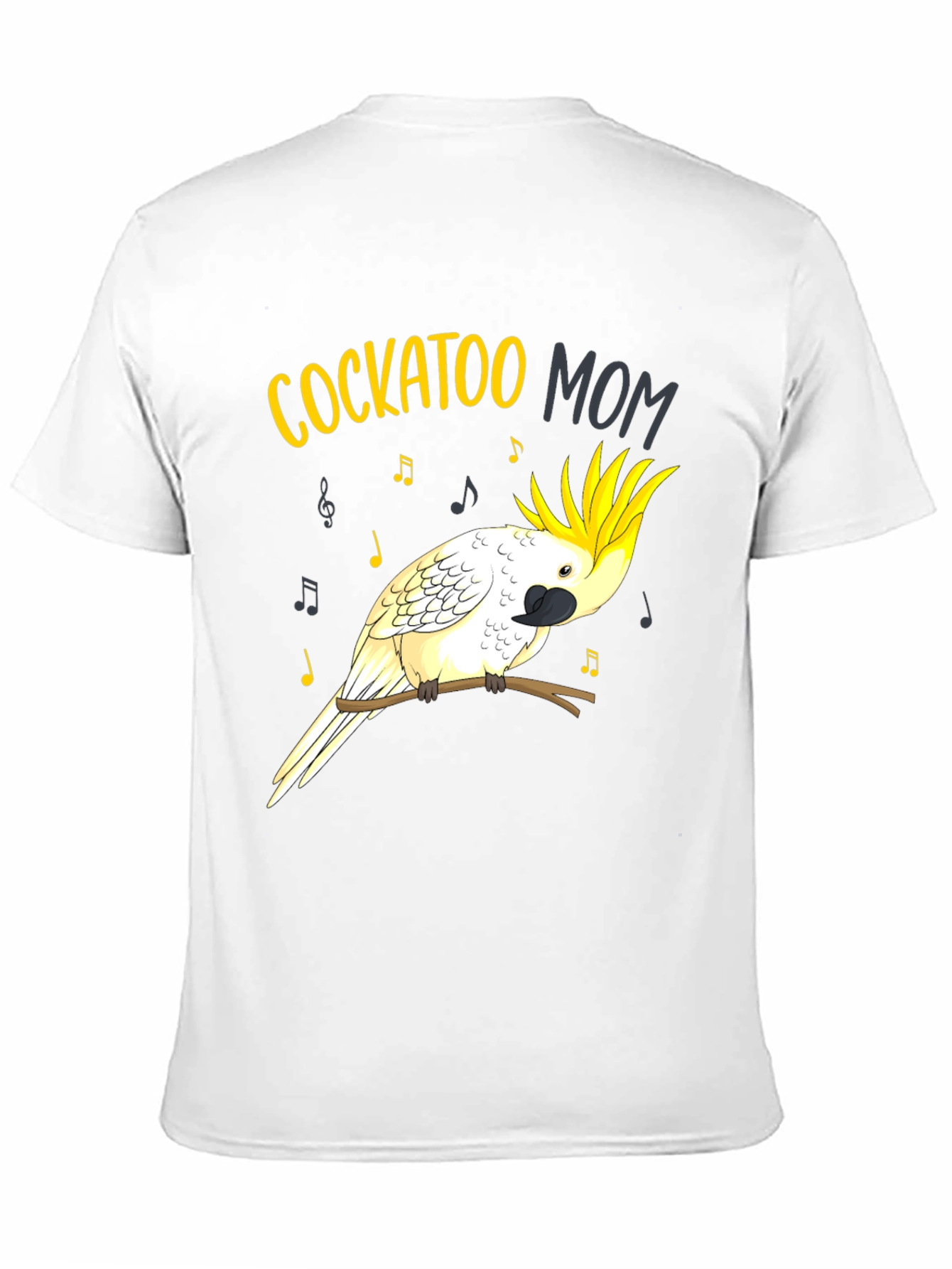 Cockatoo Mom Graphic Tee - Bird Lover T-Shirt