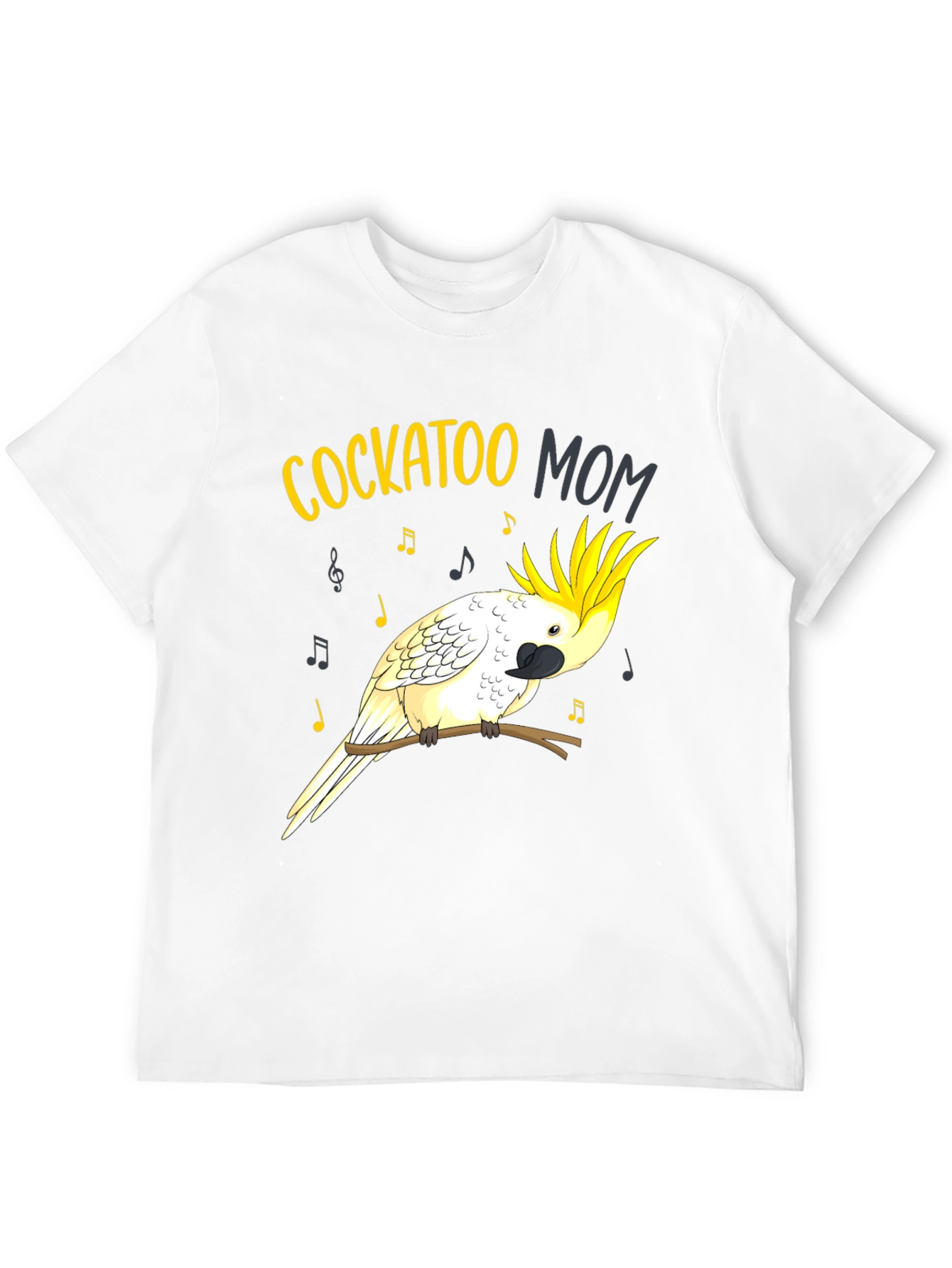 Cockatoo Mom Graphic Tee - Bird Lover T-Shirt