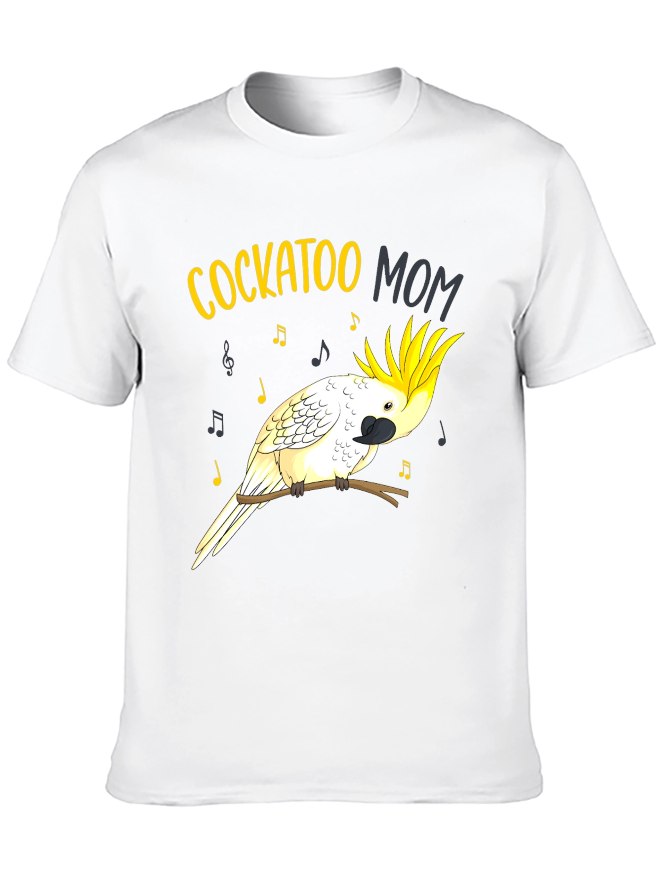 Cockatoo Mom Graphic Tee - Bird Lover T-Shirt