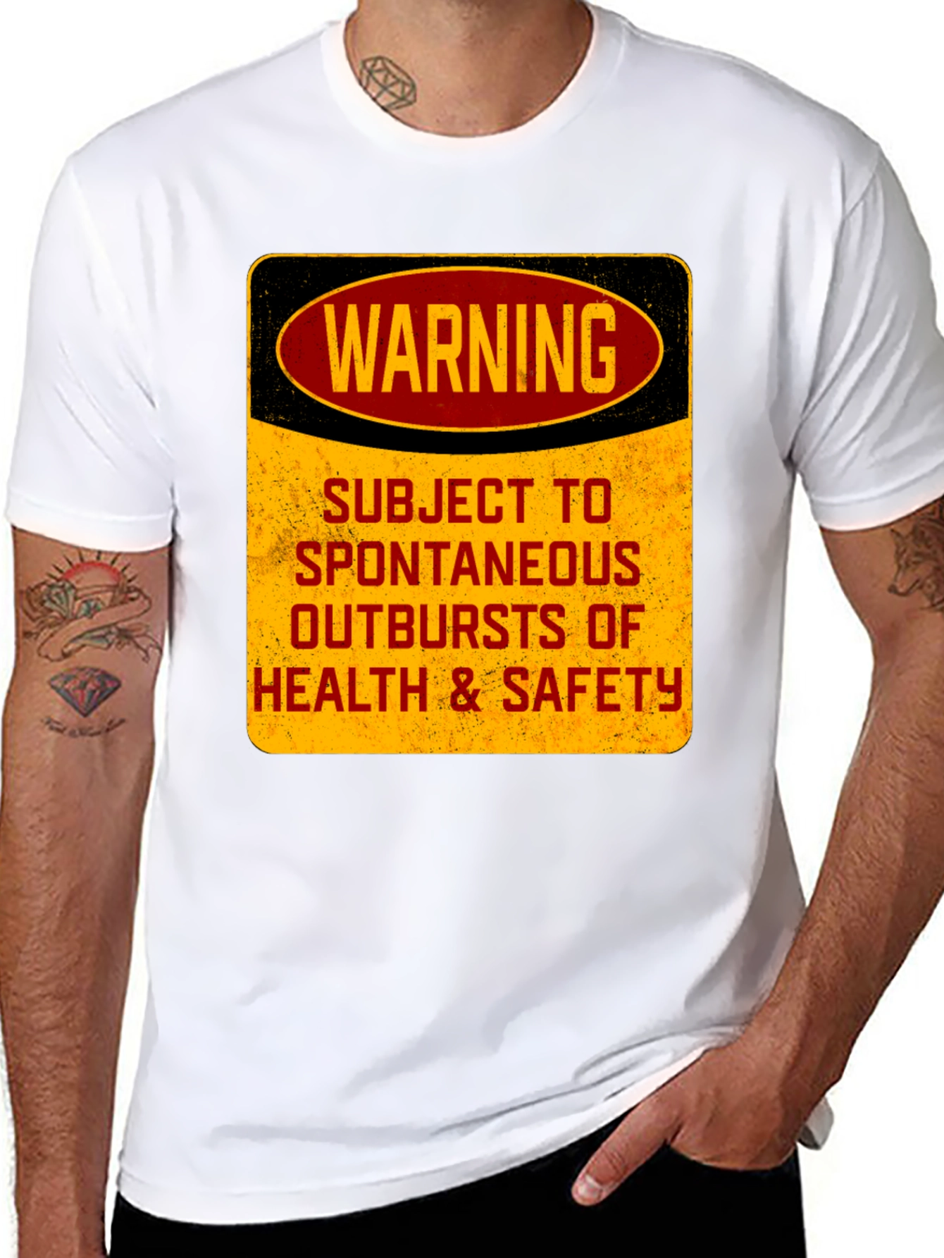 Warning: Spontaneous Health & Safety Outbursts T-Shirt
