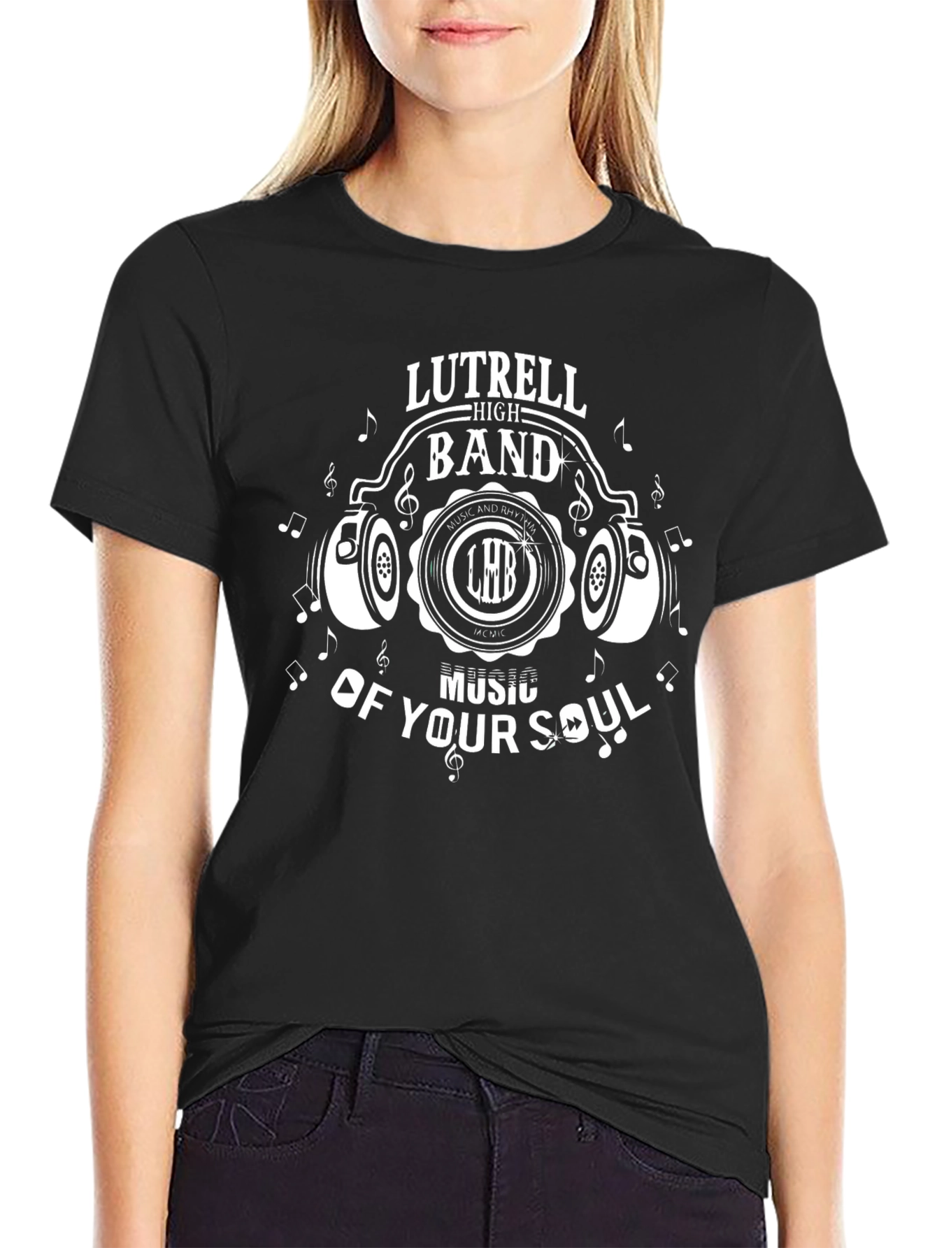 Lutrell High Band Music T-Shirt - Cotton Blend Tee